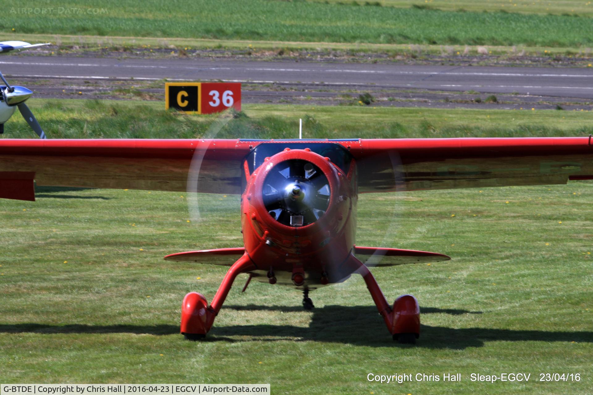 G-BTDE, 1940 Cessna C-165 Airmaster C/N 551, at Sleap