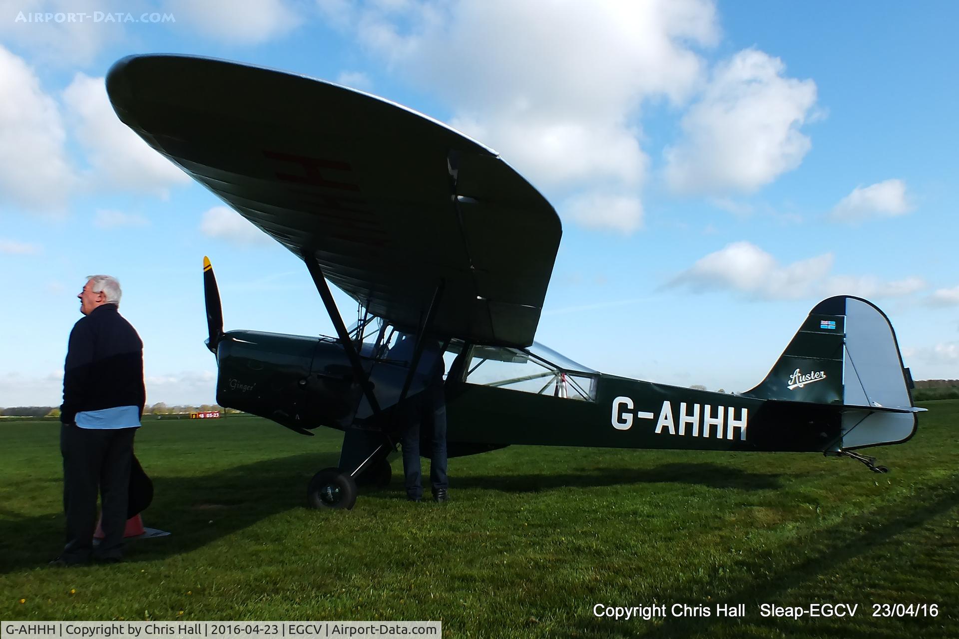 G-AHHH, 1946 Auster J-1N Alpha C/N 2011, at Sleap