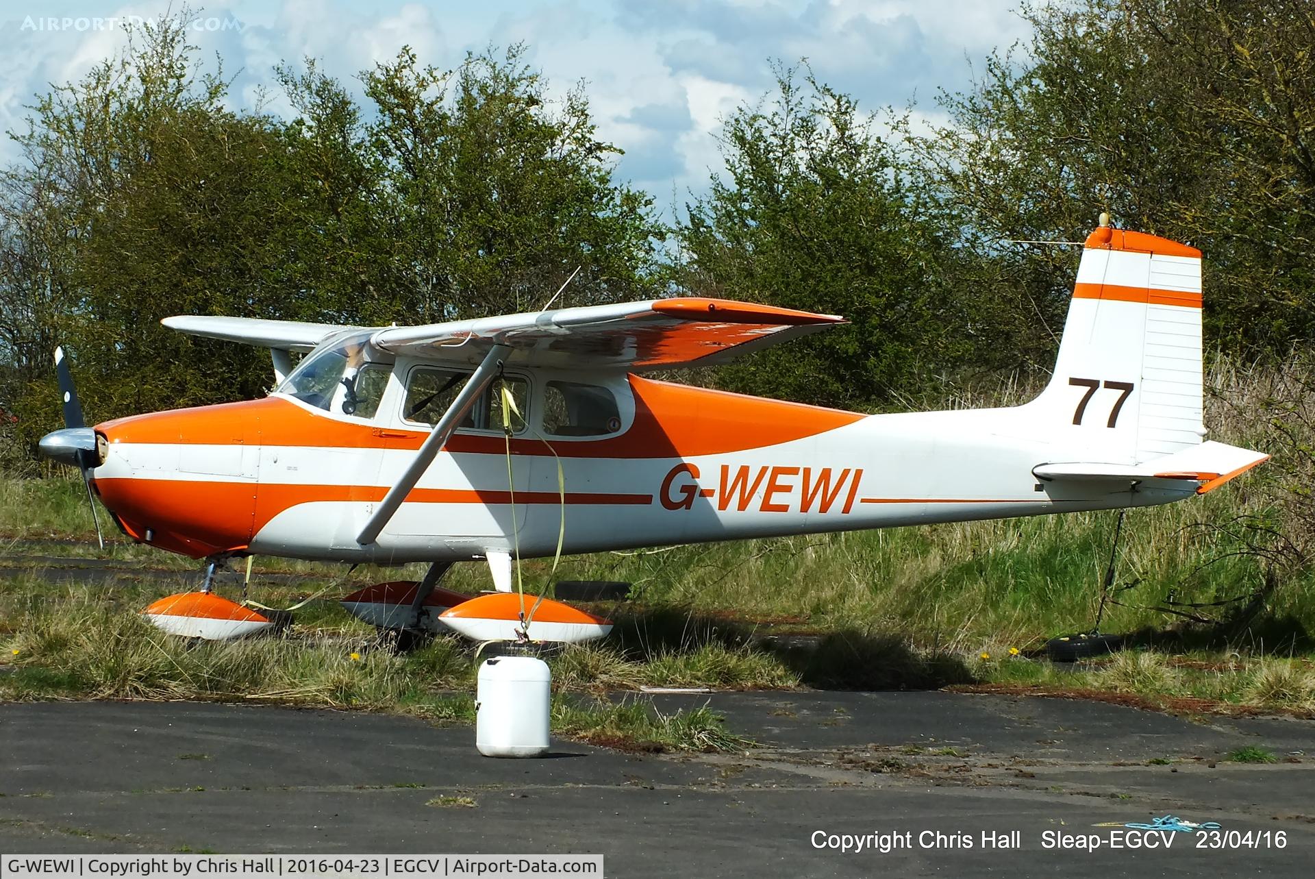 G-WEWI, 1959 Cessna 172 C/N 46555, at Sleap