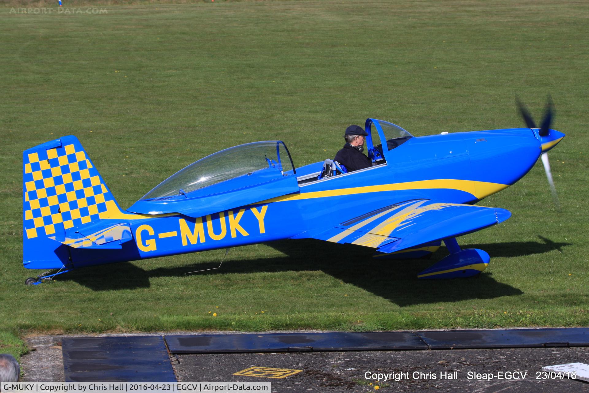 G-MUKY, 2010 Vans RV- 8 C/N LAA-303-14998, at Sleap