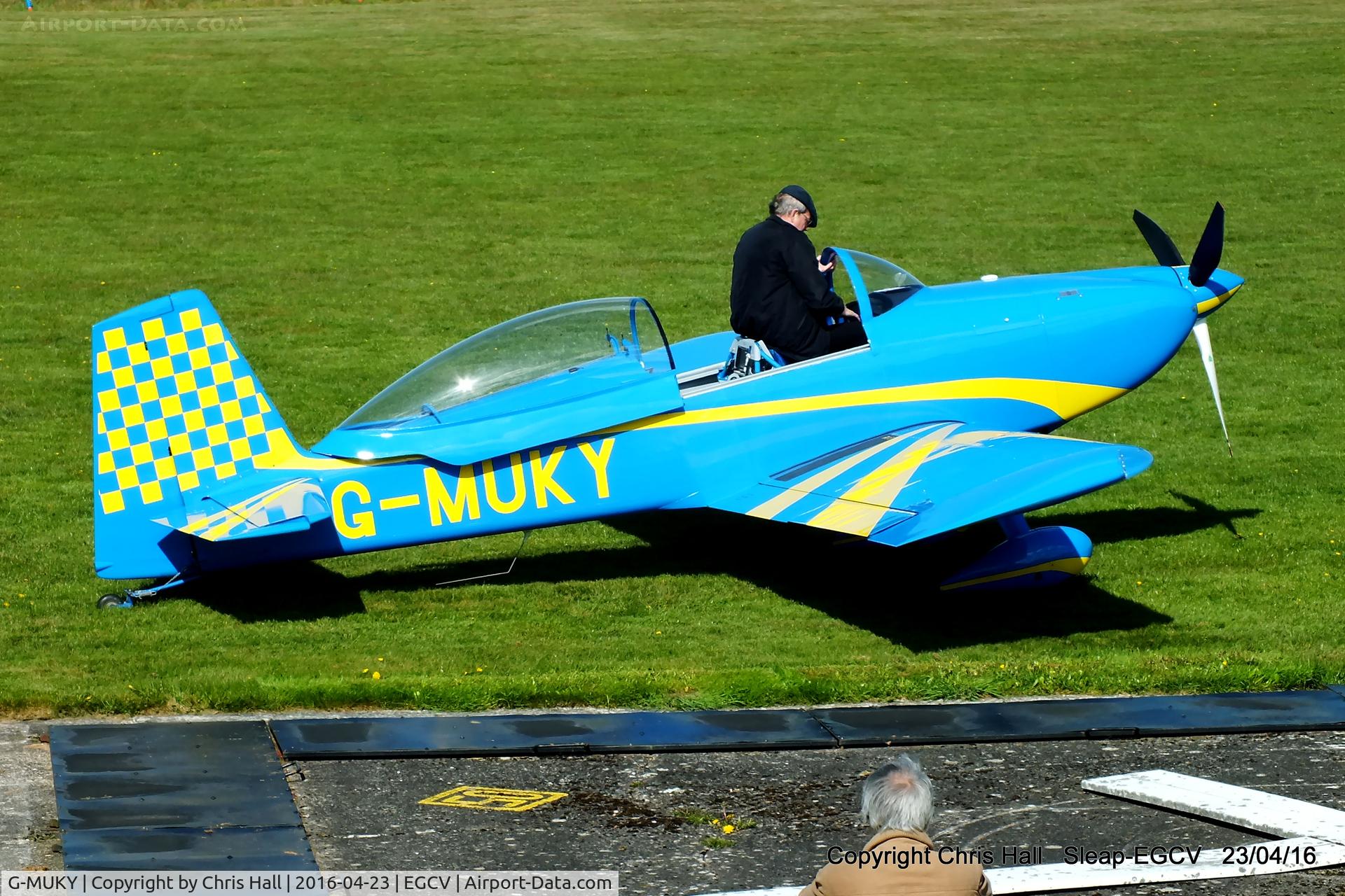 G-MUKY, 2010 Vans RV- 8 C/N LAA-303-14998, at Sleap
