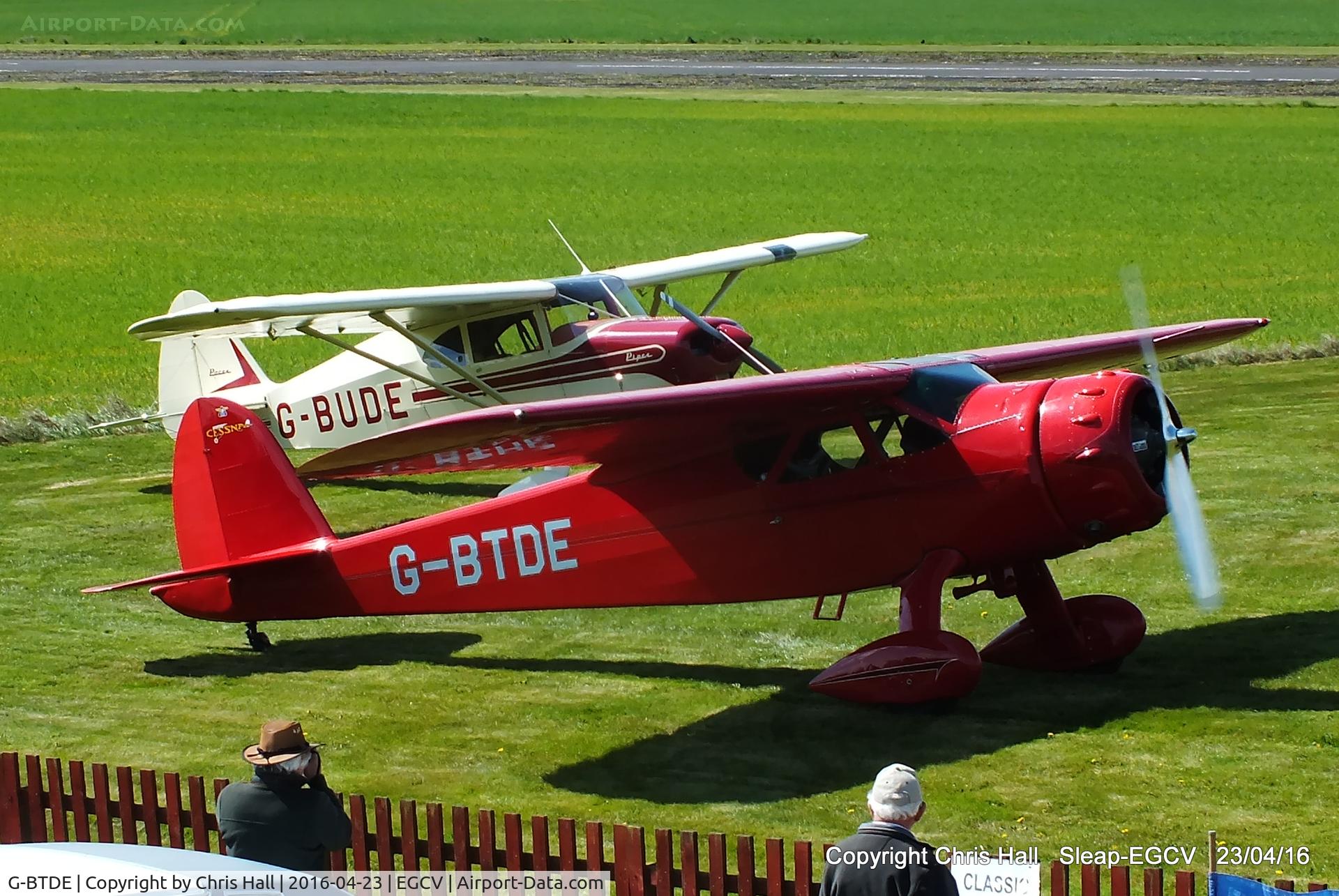 G-BTDE, 1940 Cessna C-165 Airmaster C/N 551, at Sleap