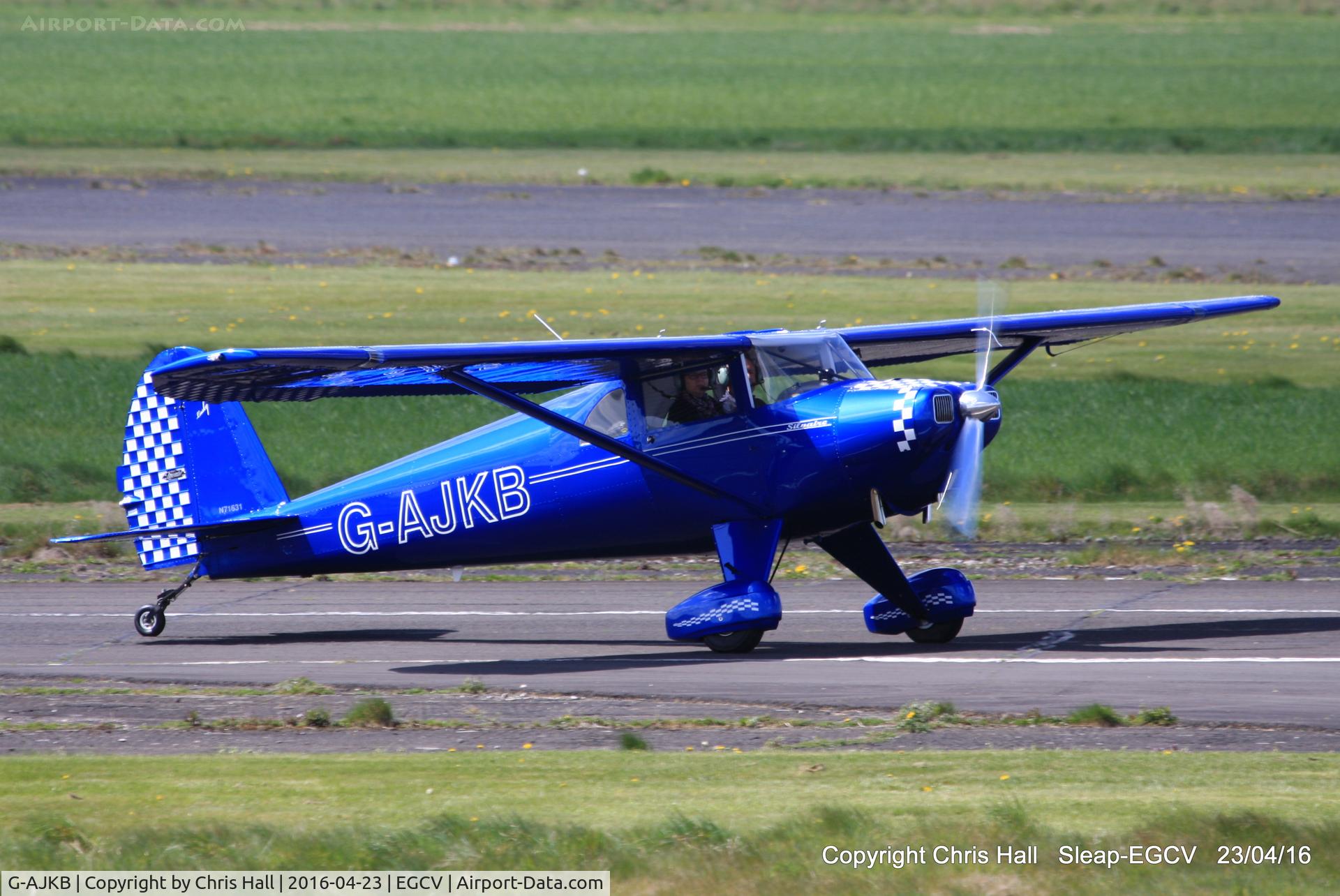 G-AJKB, 1946 Luscombe 8E Silvaire C/N 3058, at Sleap