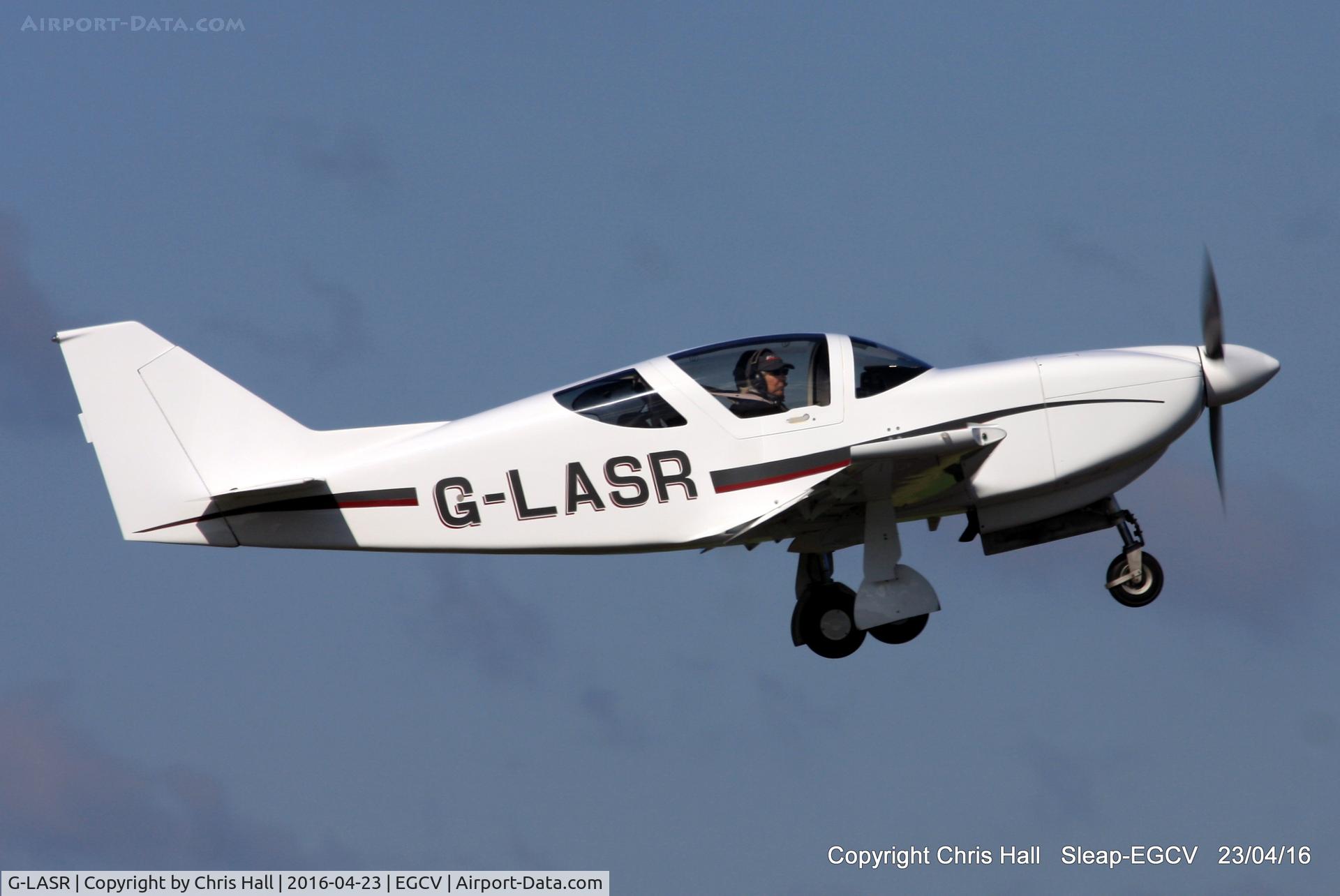 G-LASR, 1990 Stoddard-Hamilton Glasair Super II RG C/N 2027, at Sleap