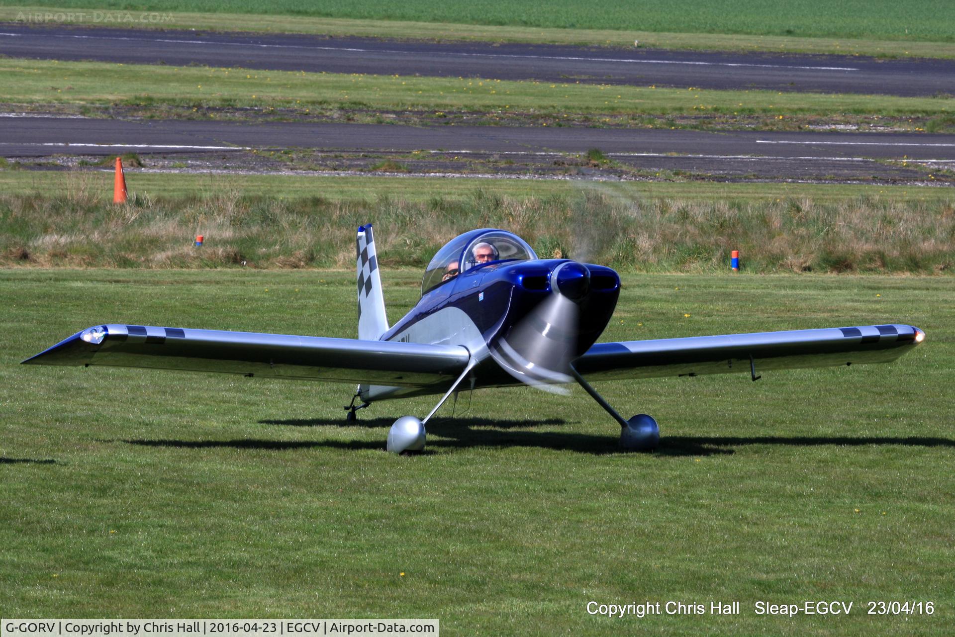 G-GORV, 2013 Vans RV-8 C/N LAA 303-14847, at Sleap