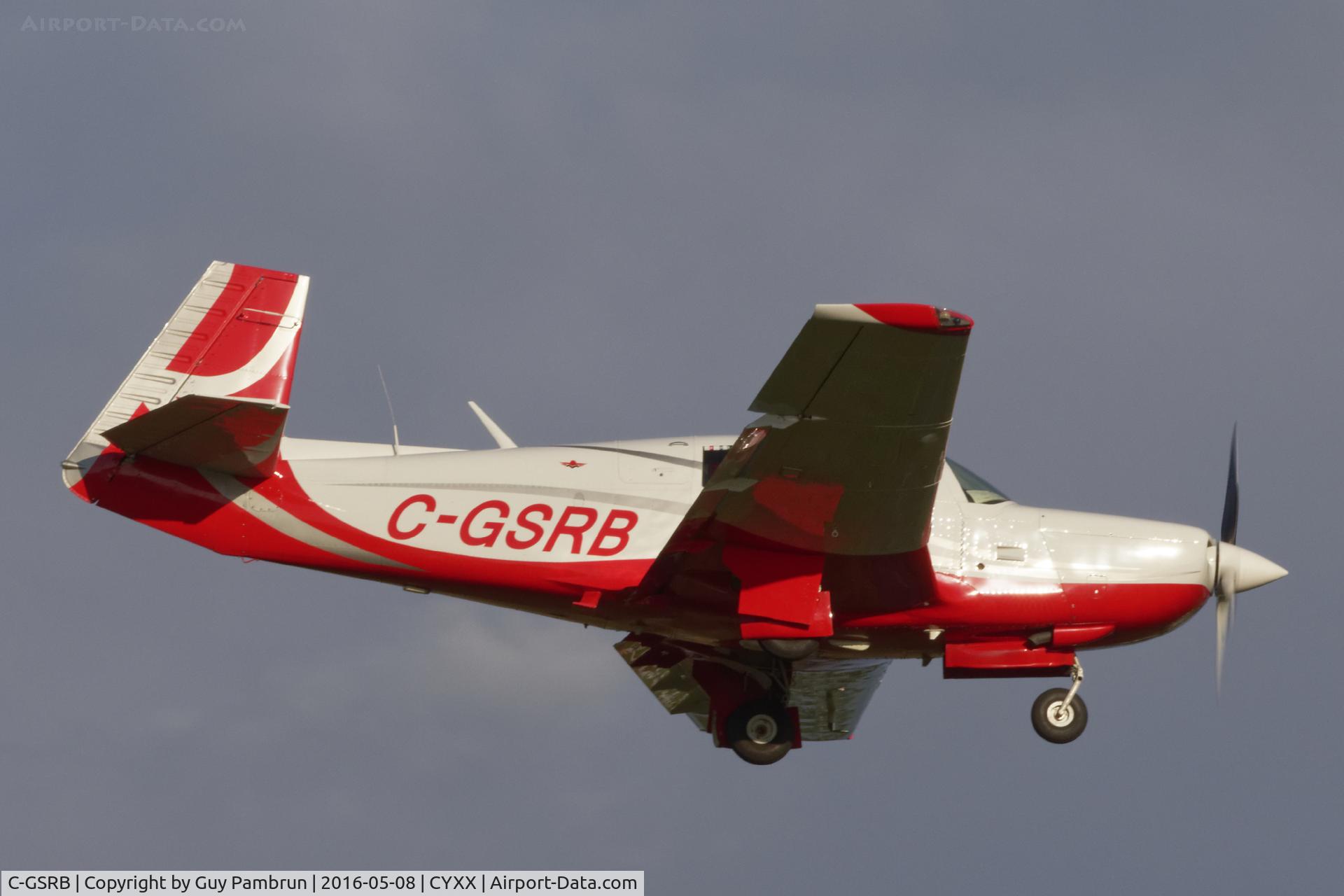 C-GSRB, 1983 Mooney M20K C/N 25-0772, Landing