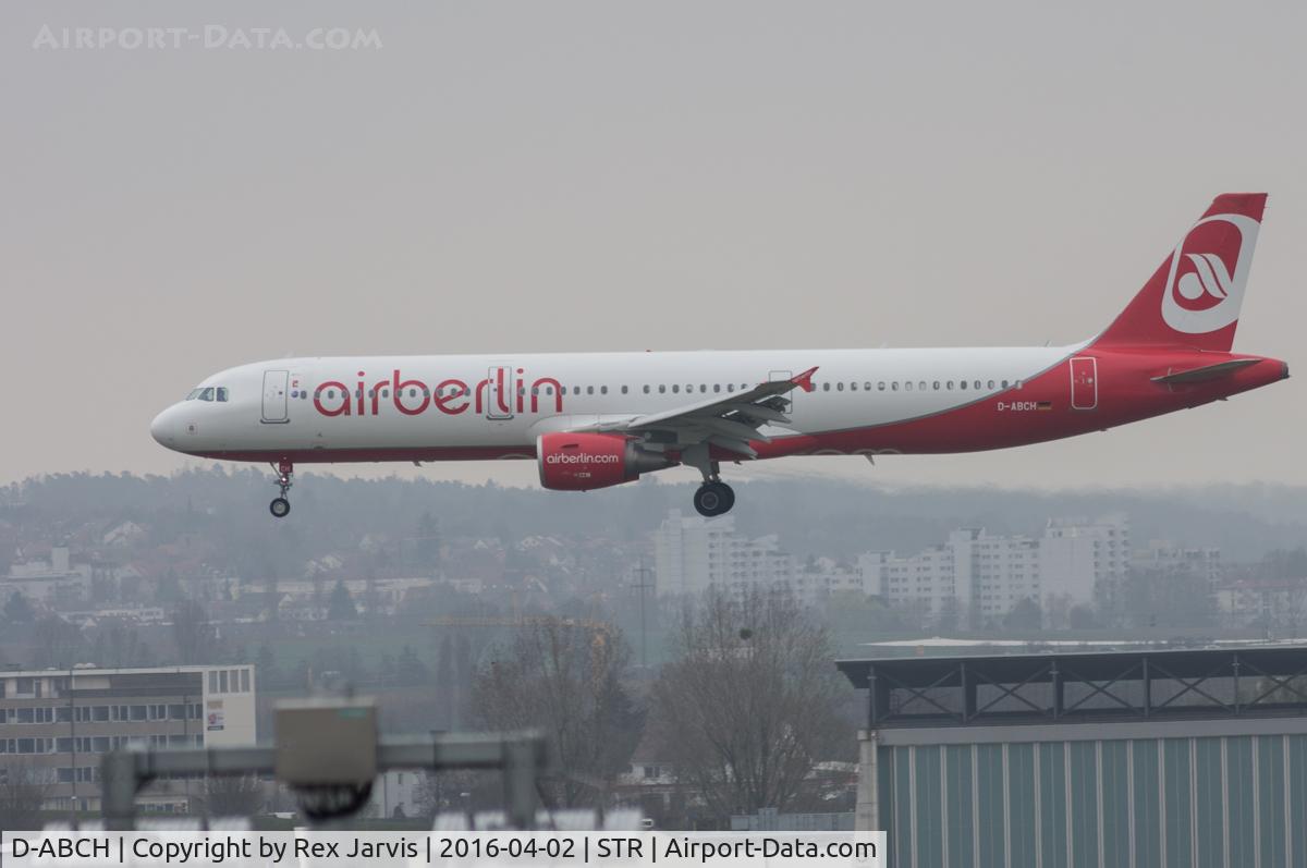 D-ABCH, 2011 Airbus A321-211 C/N 4728, Almost touchdown at STR.