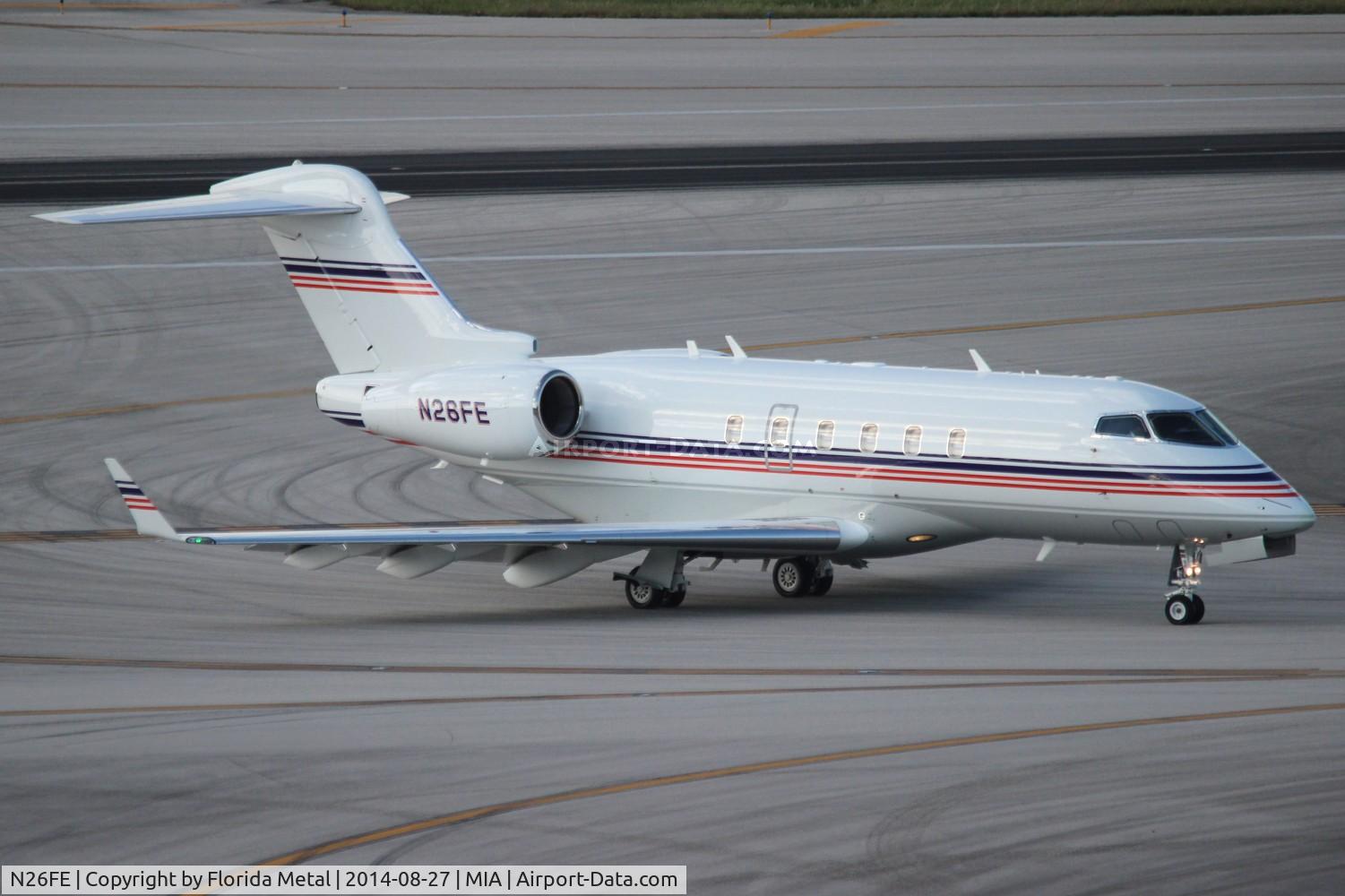 N26FE, 2012 Bombardier Challenger 300 (BD-100-1A10) C/N 20358, Fed Ex Challenger 300