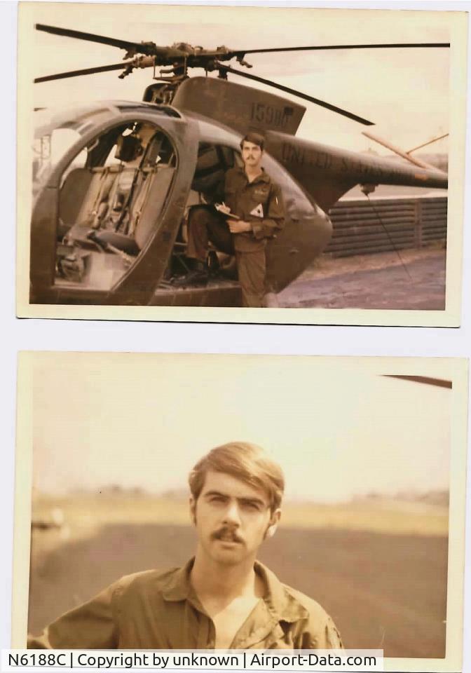 N6188C, Hughes OH-6A C/N 69-15980, Vietnam photo found