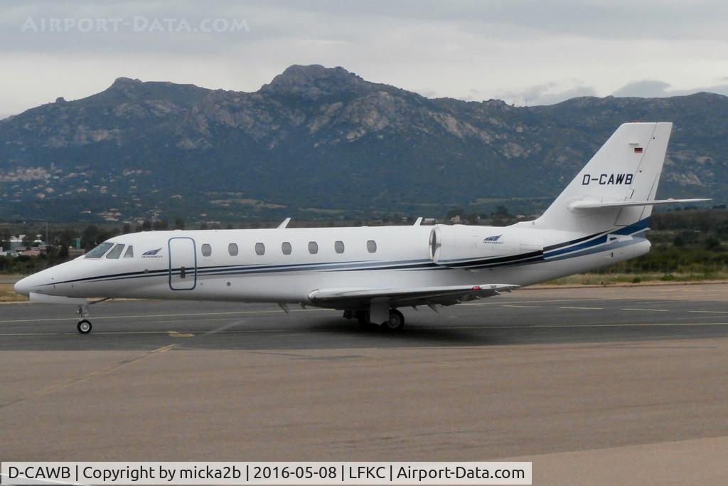 D-CAWB, 2011 Cessna 680 Citation Sovereign C/N 680-0319, Parked