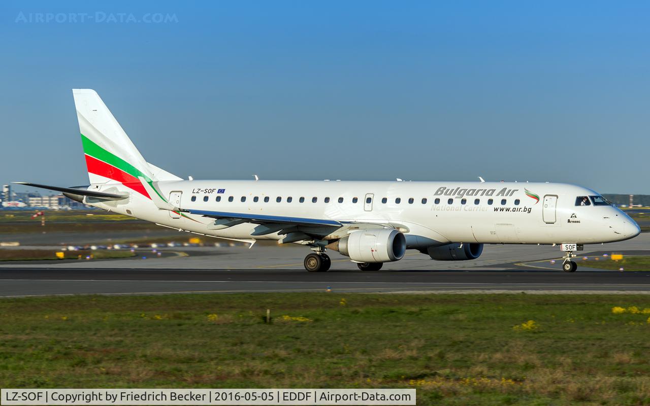 LZ-SOF, 2012 Embraer 190AR (ERJ-190-100IGW) C/N 19000492, departure via RW18W