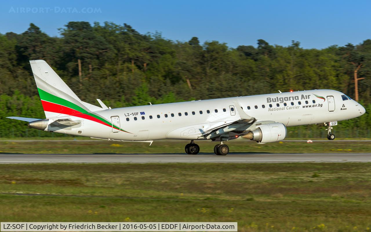 LZ-SOF, 2012 Embraer 190AR (ERJ-190-100IGW) C/N 19000492, departure via RW18W