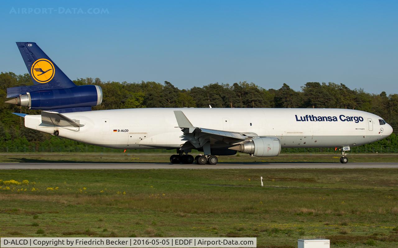 D-ALCD, 1998 McDonnell Douglas MD-11F C/N 48784, departure via RW18W