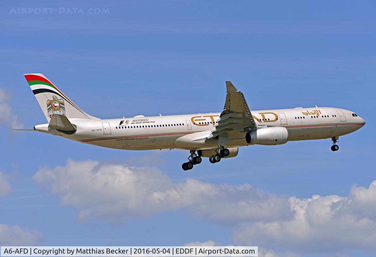 A6-AFD, 2011 Airbus A330-343X C/N 1205, A6-AFD