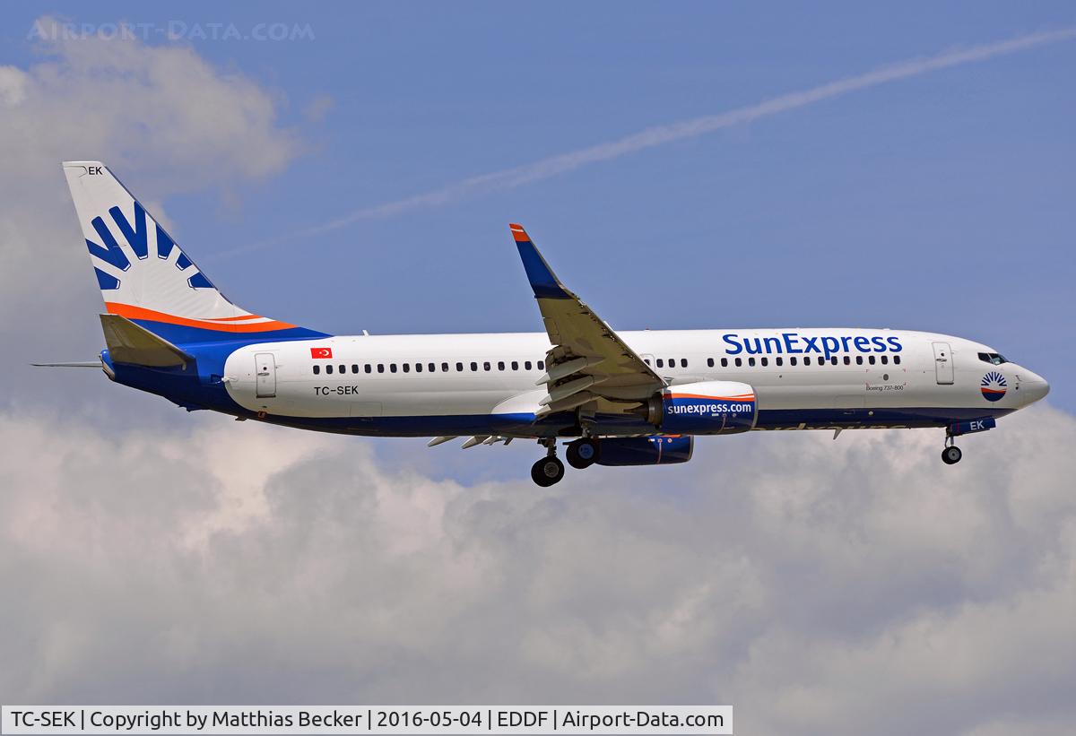 TC-SEK, 2015 Boeing 737-8HC C/N 61172, TC-SEK