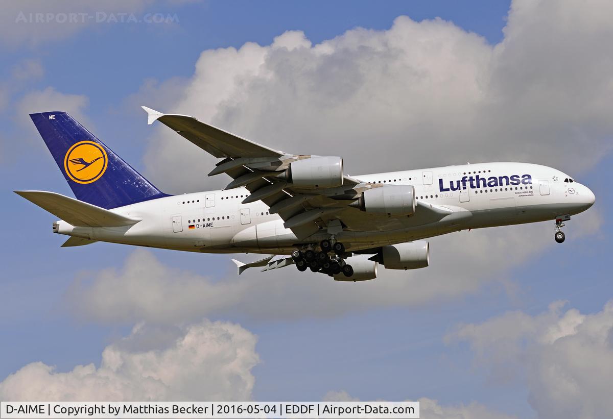 D-AIME, 2010 Airbus A380-841 C/N 061, D-AIME