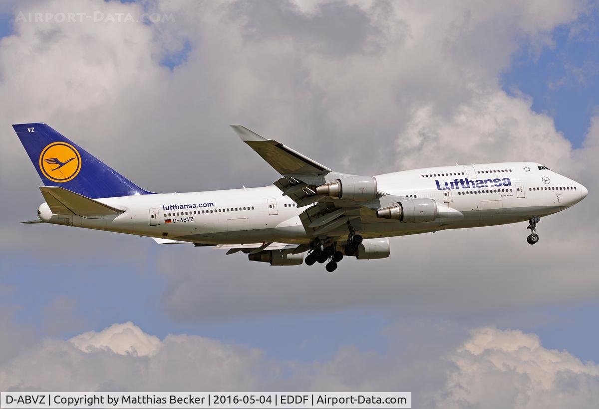 D-ABVZ, 2001 Boeing 747-430 C/N 29870, D-ABVZ