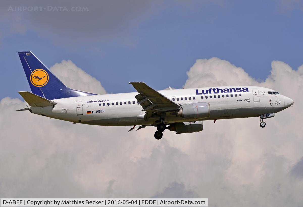 D-ABEE, 1991 Boeing 737-330 C/N 25216, D-ABEE