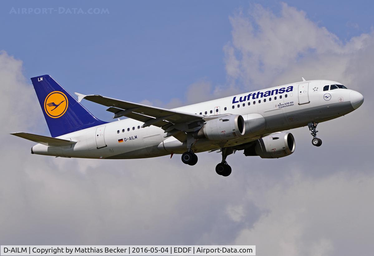 D-AILM, 1997 Airbus A319-114 C/N 694, D-AILM