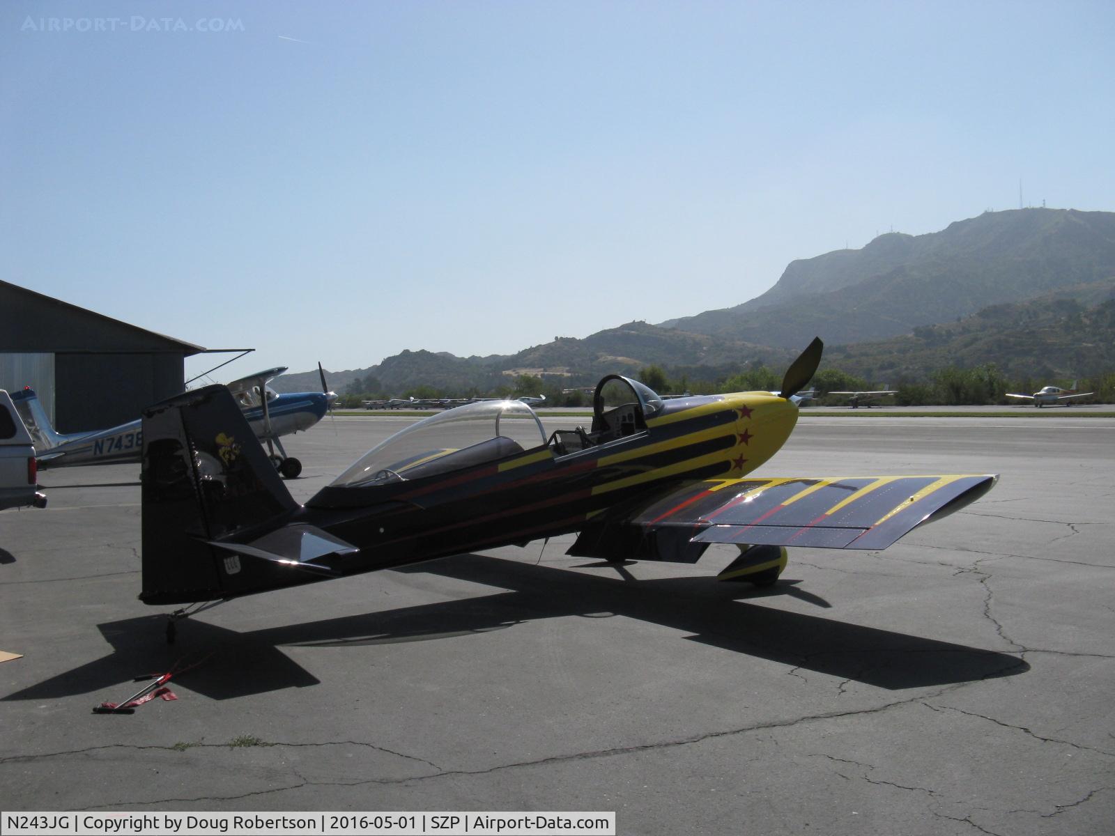 N243JG, 2001 Vans RV-8 C/N 80669, 2001 Grubbs VAN's RV-8, Lycoming IO-360