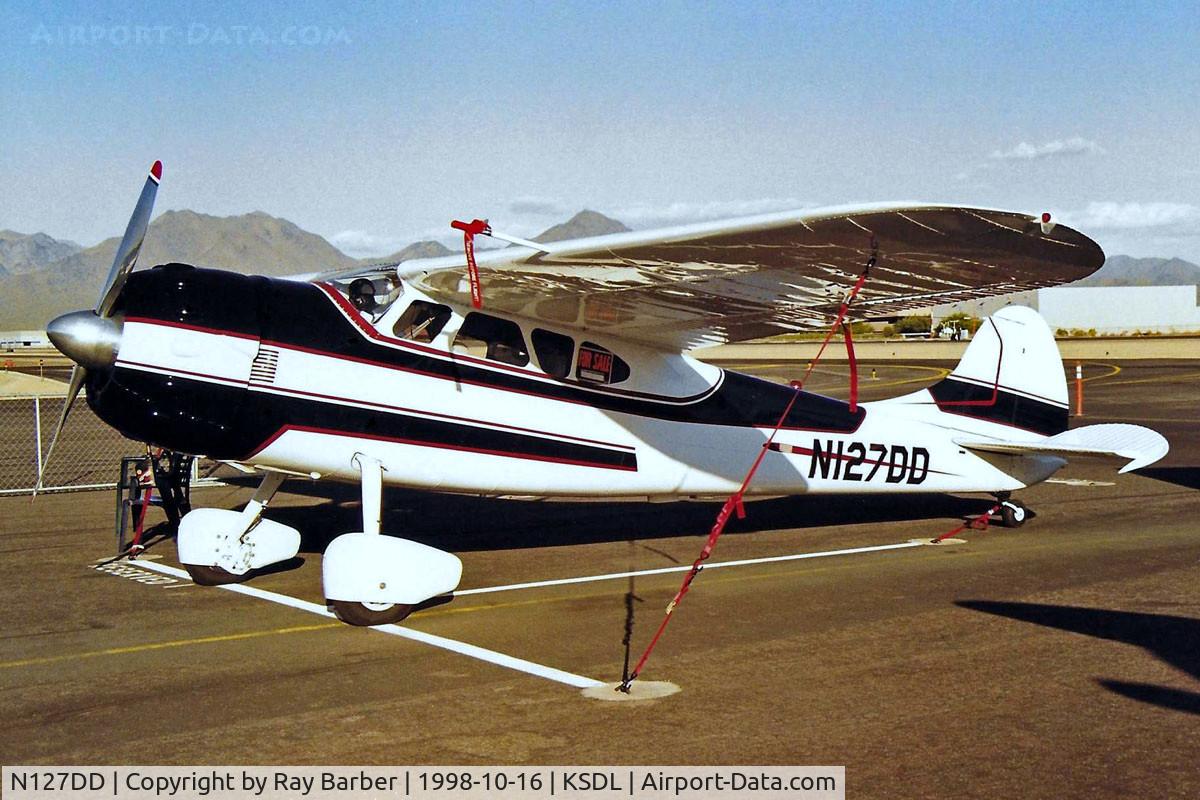 N127DD, 1947 Cessna 195 C/N 7040, Cessna 195 [7040] Scottsdale~N 16/10/1998