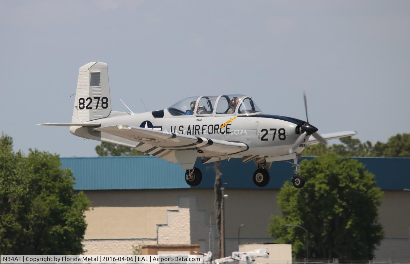 N34AF, Beech (CCF) T-34A (A45) Mentor C/N CCF34-51, T-34A