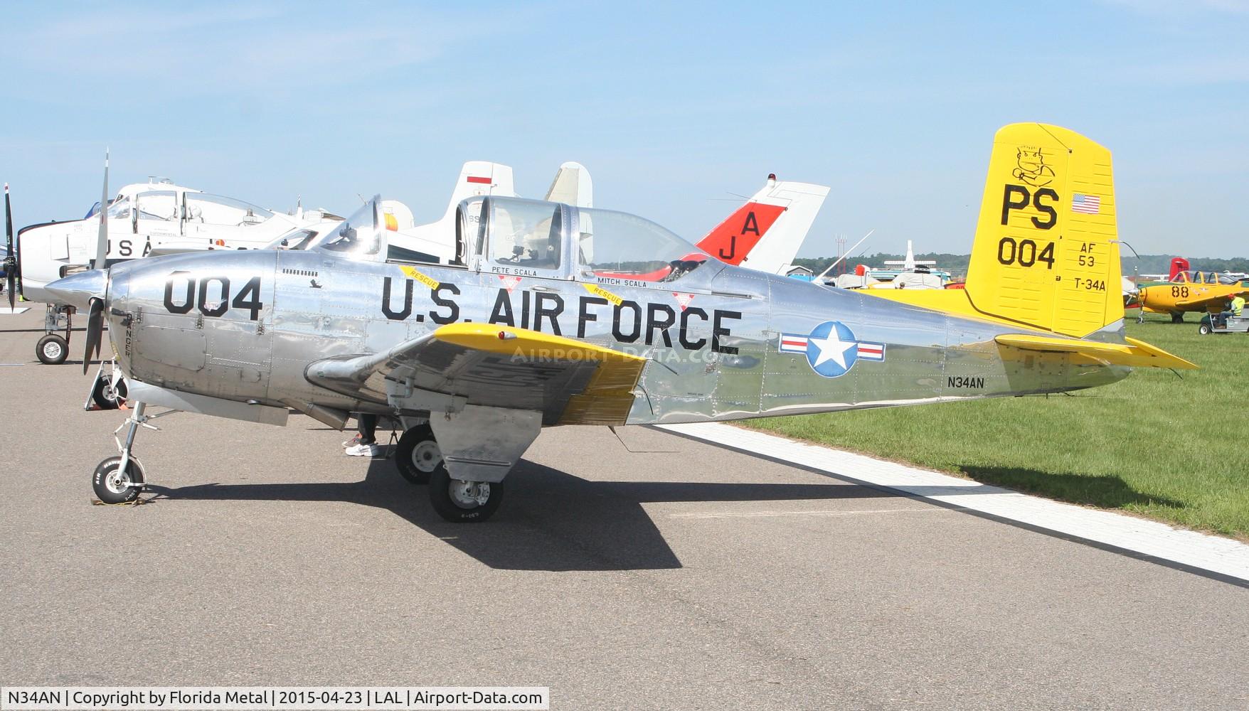 N34AN, 1954 Beech T34 Mentor C/N CG-4, T-34 Mentor
