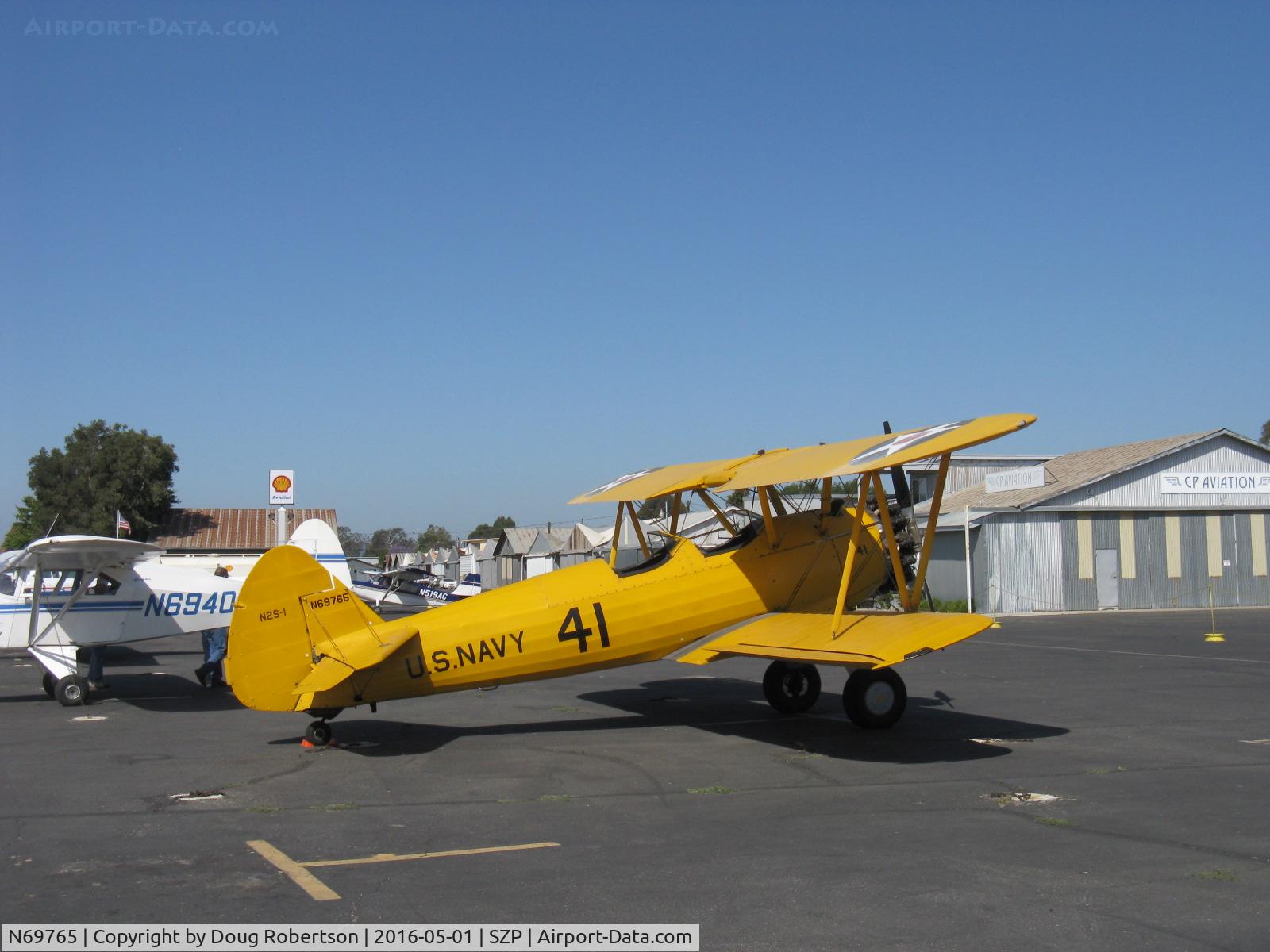N69765, 1941 Boeing A75N1 (PT17) C/N 75-1044, 1941 Boeing Stearman A75N1 as Navy N2S1, Continental W670 220 Hp radial