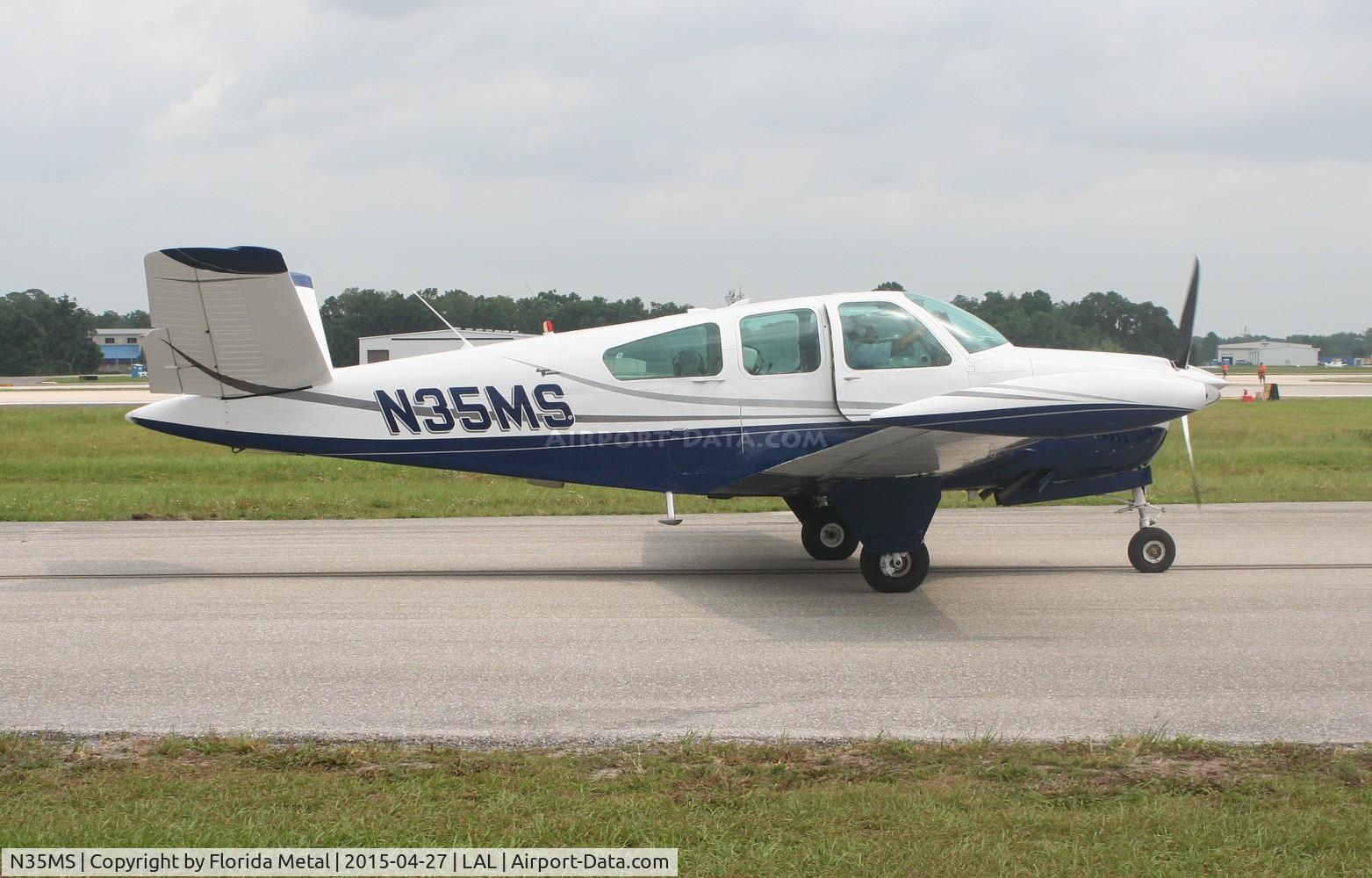 N35MS, 1964 Beech S35 Bonanza C/N D-7637, Beech Bonanza