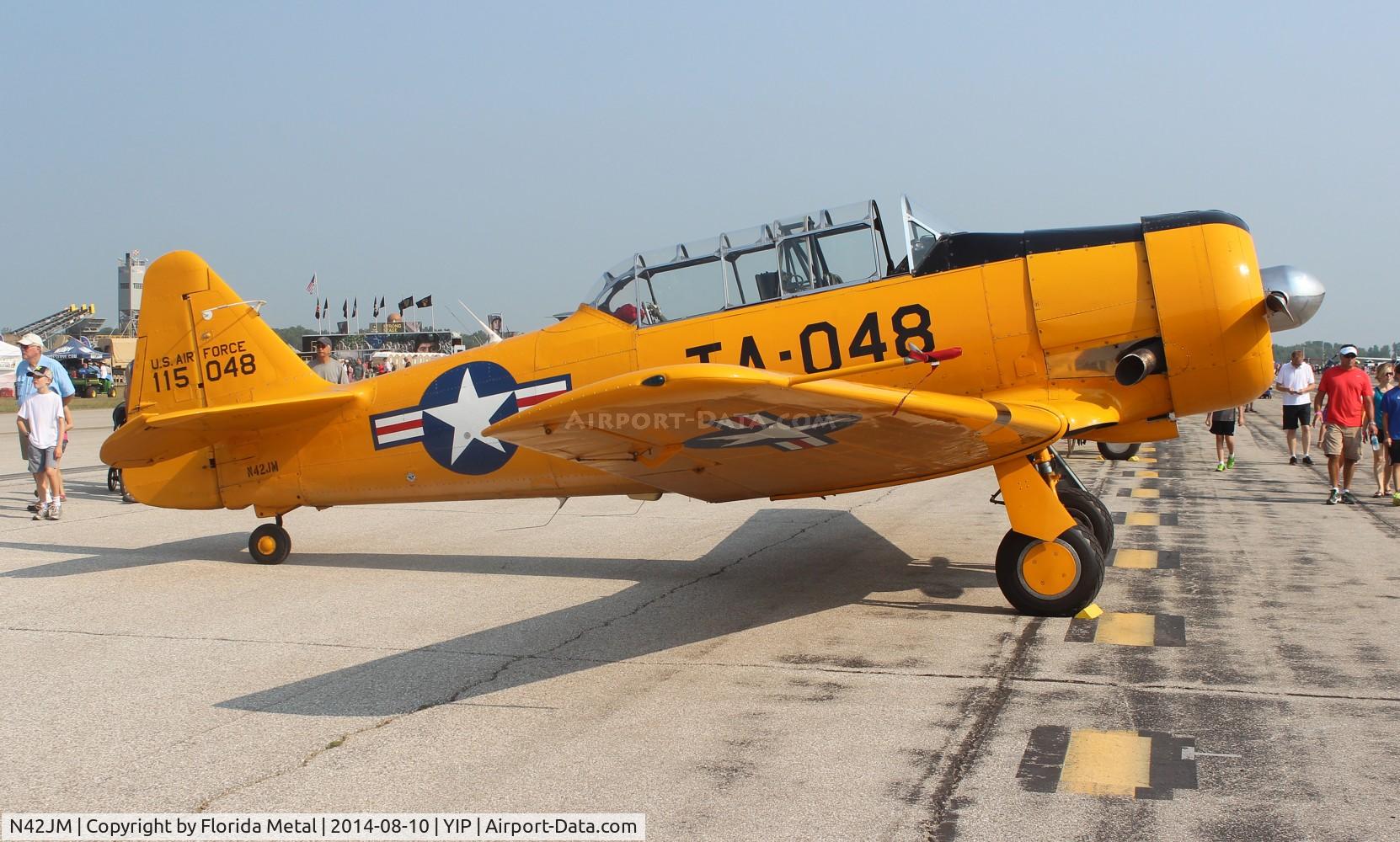 N42JM, North American T-6G Texan C/N 182-735, T-6G Texan