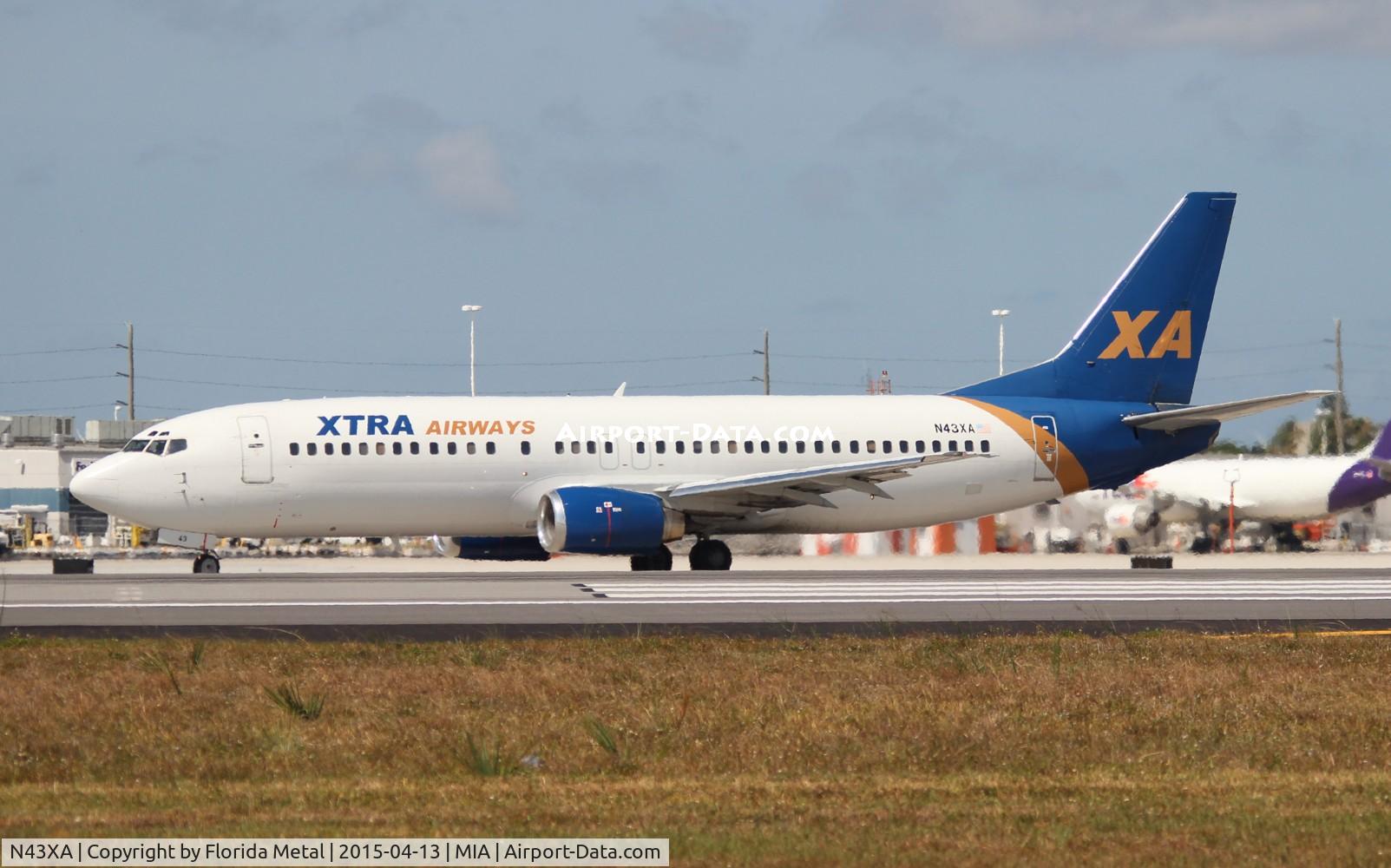 N43XA, 1990 Boeing 737-4S3 C/N 24796, Xtra Airways