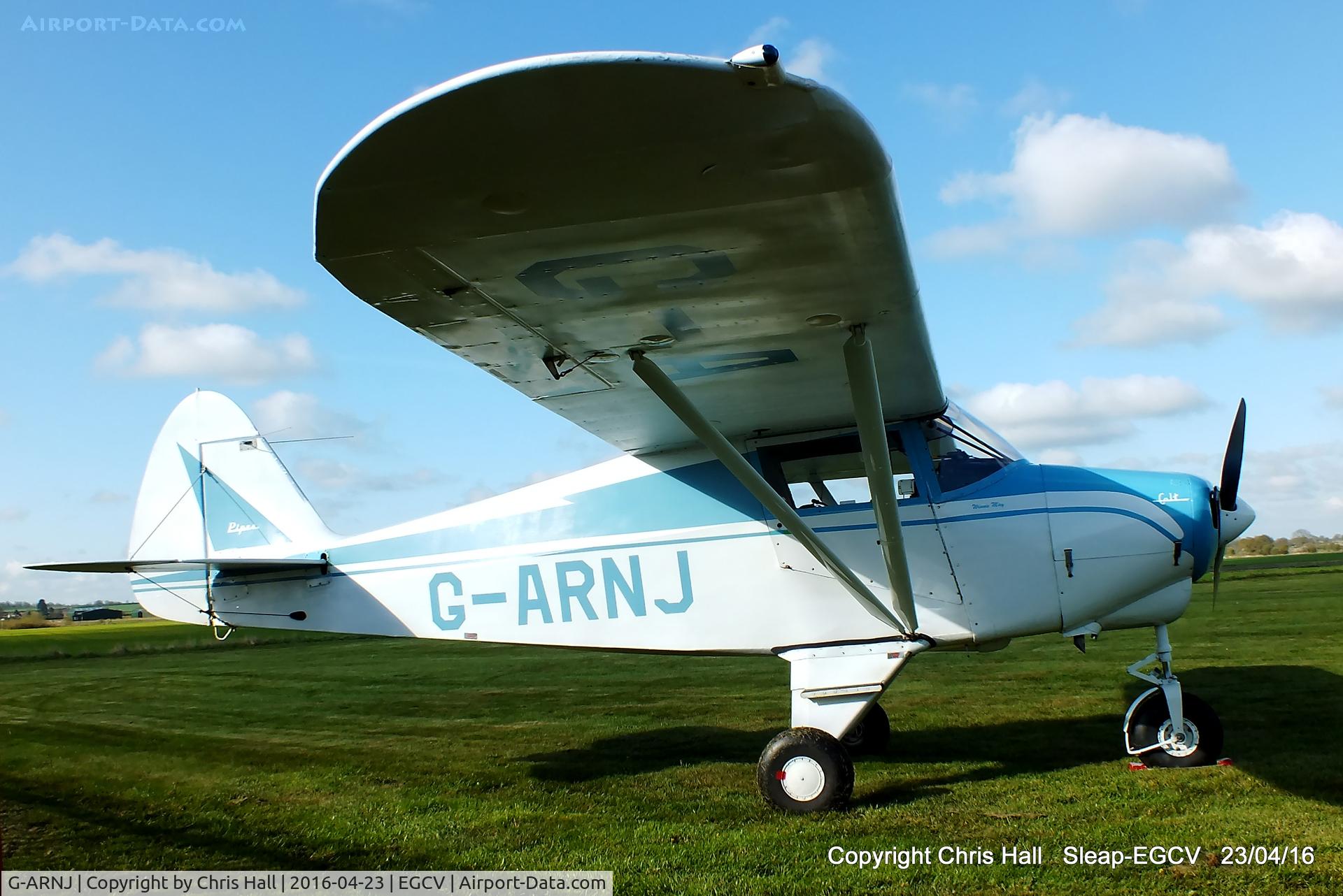 G-ARNJ, 1961 Piper PA-22-108 Colt Colt C/N 22-8587, at the Vintage Piper fly in, Sleap