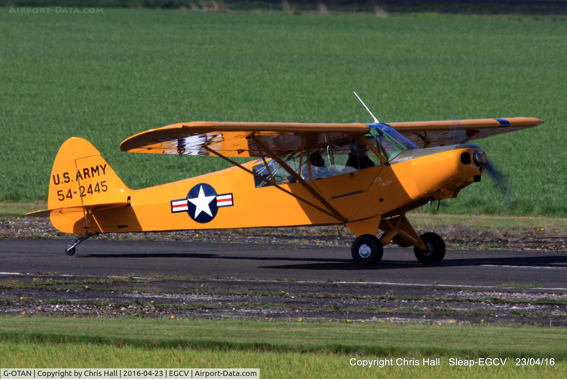 G-OTAN, 1954 Piper L-21B Super Cub (PA-18-135) C/N 18-3845, at the Vintage Piper fly in, Sleap
