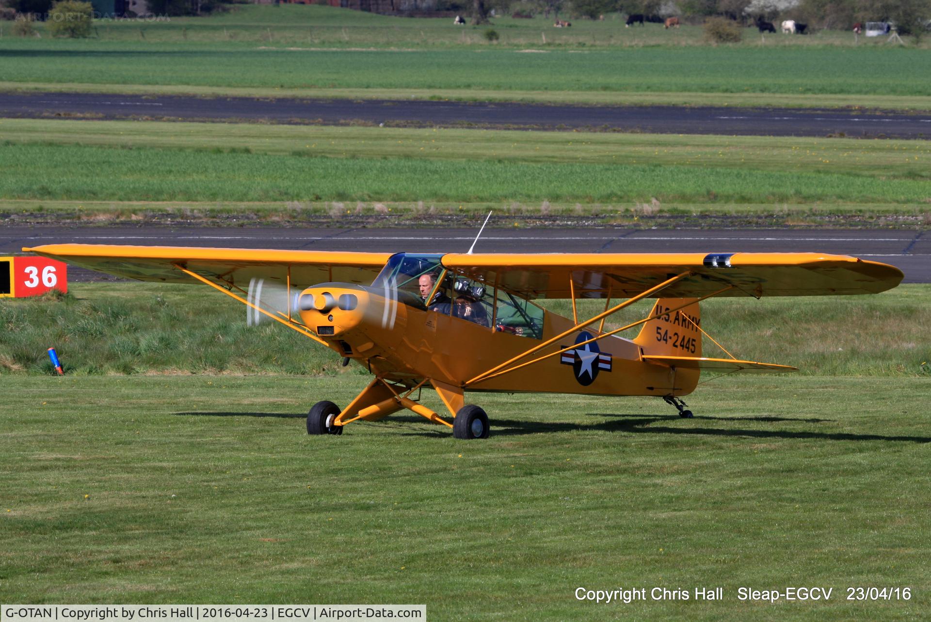 G-OTAN, 1954 Piper L-21B Super Cub (PA-18-135) C/N 18-3845, at the Vintage Piper fly in, Sleap