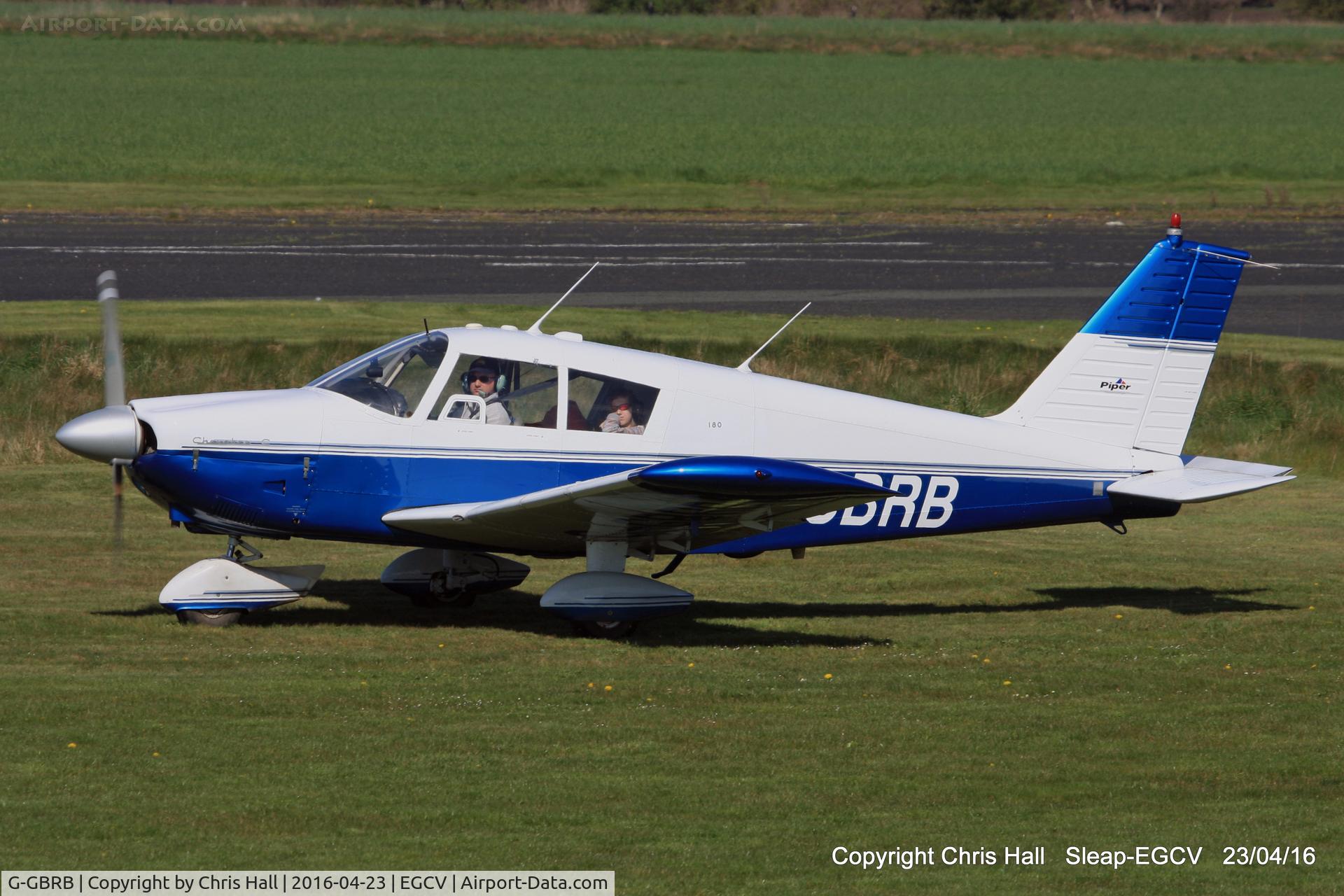 G-GBRB, 1965 Piper PA-28-180 Cherokee C/N 28-2583, at the Vintage Piper fly in, Sleap