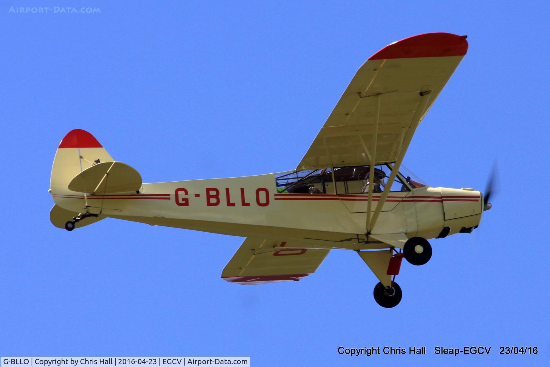 G-BLLO, 1953 Piper L-18C Super Cub (PA-18-95) C/N 18-3099, at the Vintage Piper fly in, Sleap