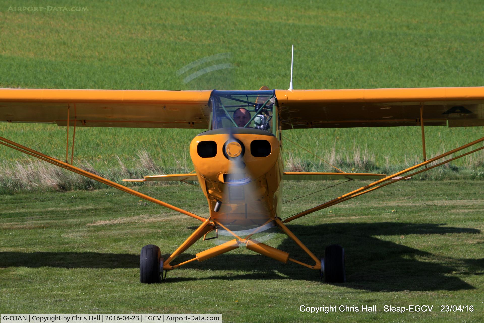 G-OTAN, 1954 Piper L-21B Super Cub (PA-18-135) C/N 18-3845, at the Vintage Piper fly in, Sleap