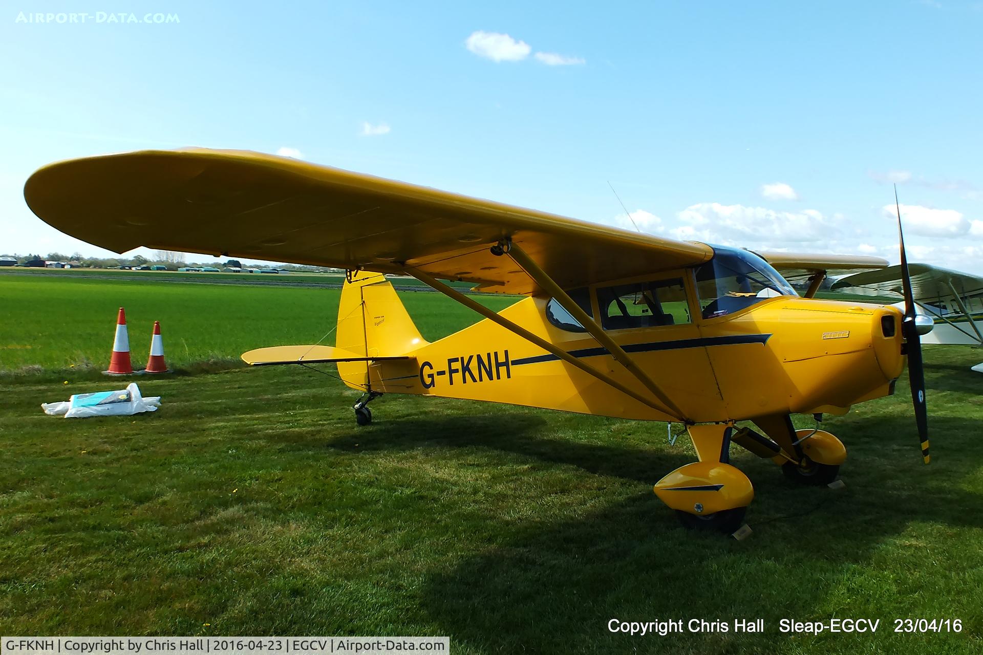 G-FKNH, 1948 Piper PA-15 Vagabond Vagabond C/N 15-291, at the Vintage Piper fly in, Sleap