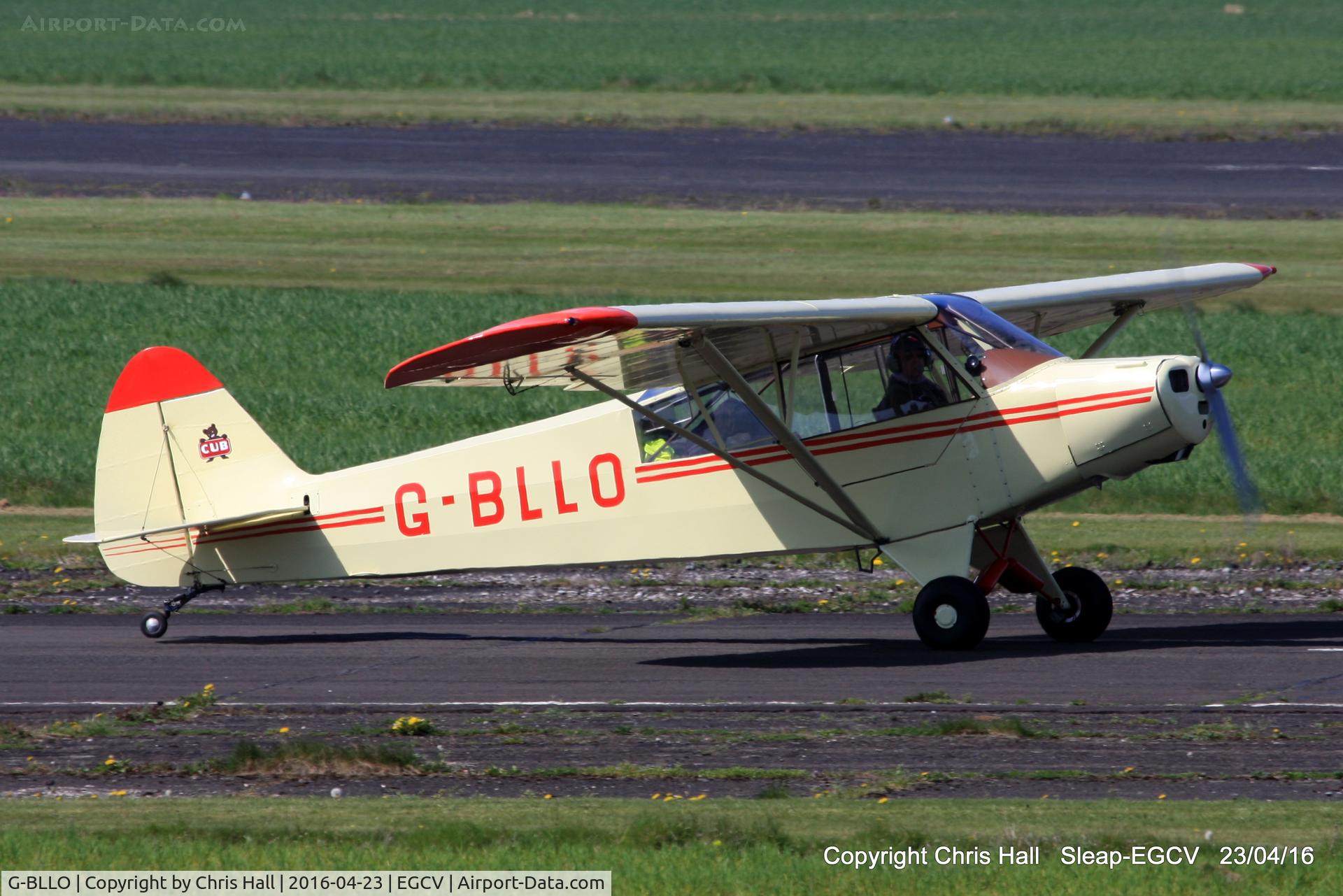 G-BLLO, 1953 Piper L-18C Super Cub (PA-18-95) C/N 18-3099, at the Vintage Piper fly in, Sleap