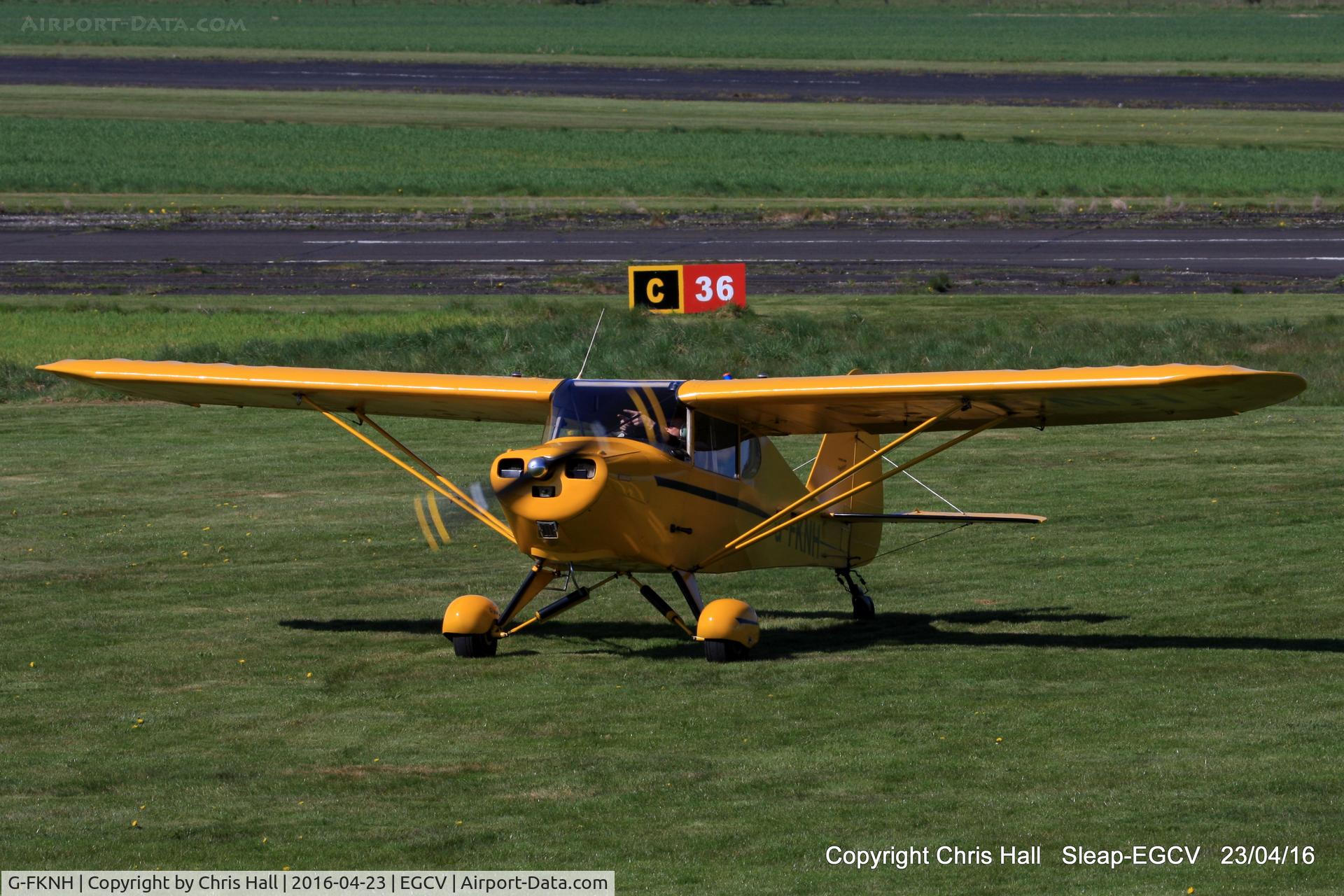G-FKNH, 1948 Piper PA-15 Vagabond Vagabond C/N 15-291, at the Vintage Piper fly in, Sleap