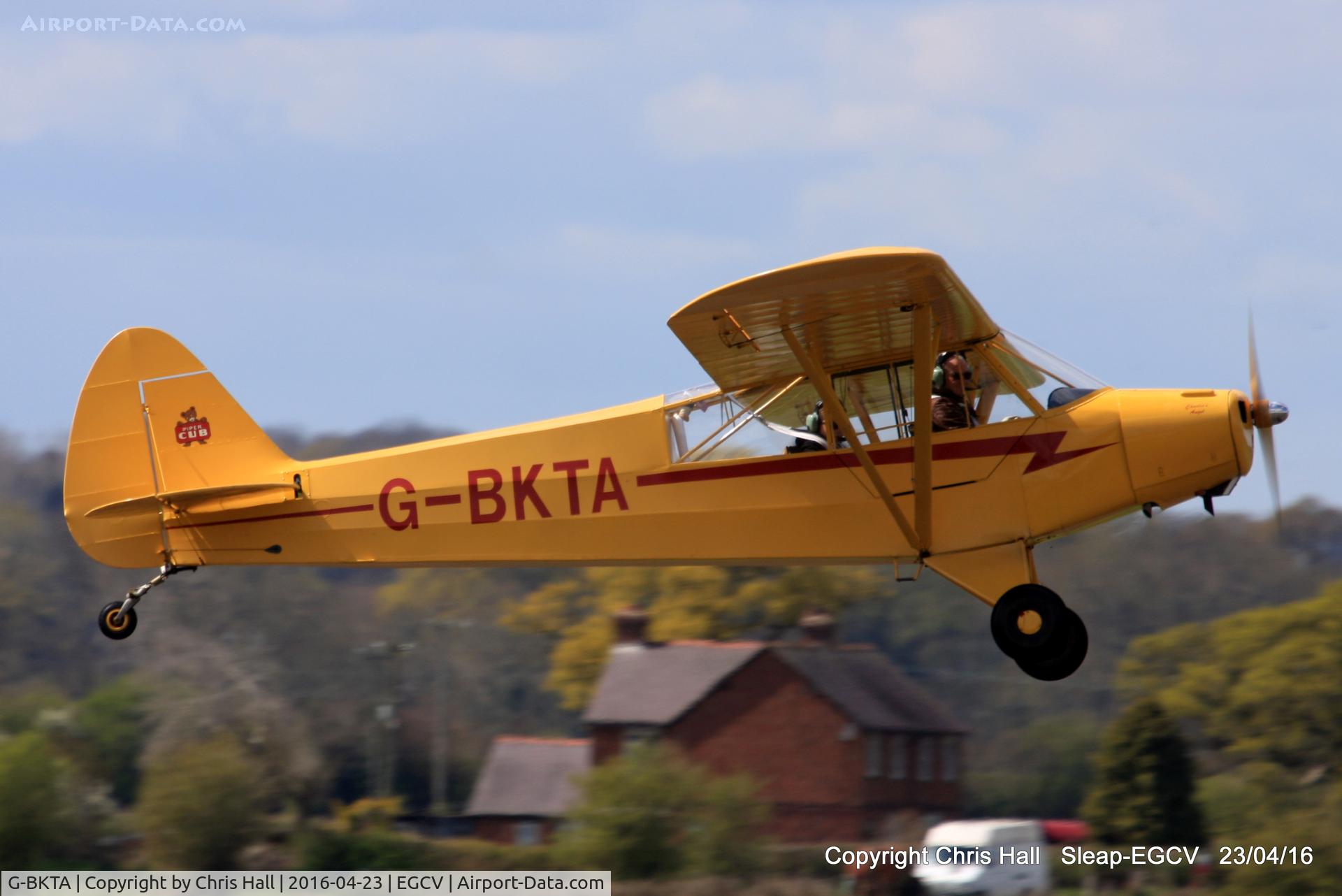 G-BKTA, 1953 Piper L-18C Super Cub (PA-18-95) C/N 18-3223, at the Vintage Piper fly in, Sleap