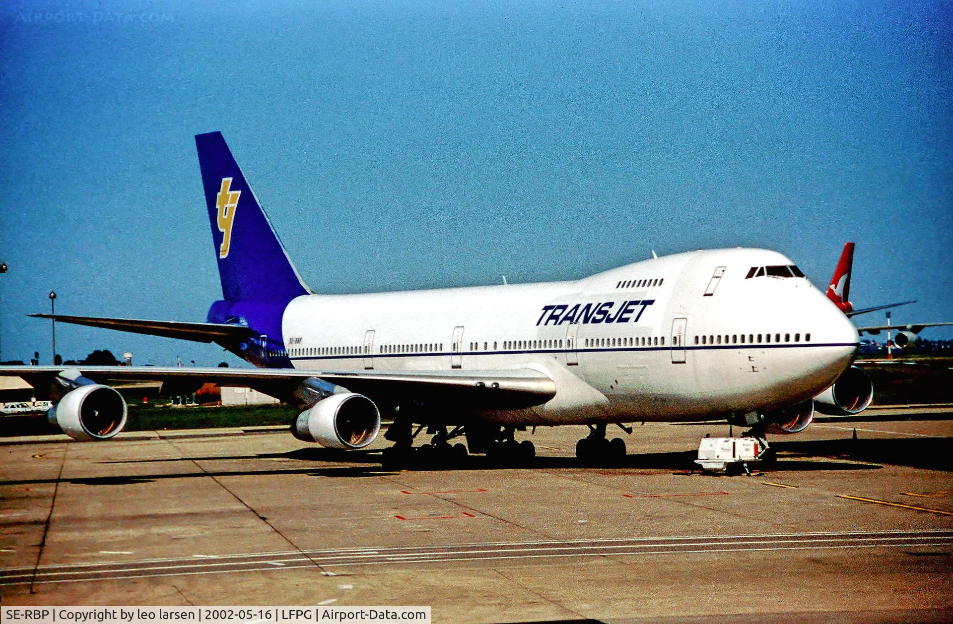 SE-RBP, 1971 Boeing 747-238B C/N 20009, Paris CDG 16.5.02