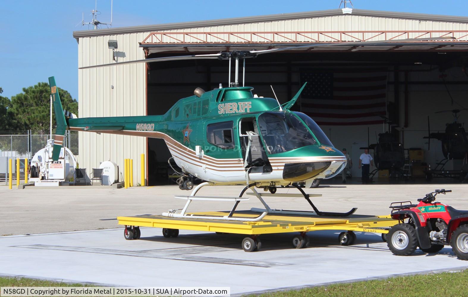 N58GD, 1970 Bell OH-58A Kiowa C/N 70-15458, Martin County Sheriff