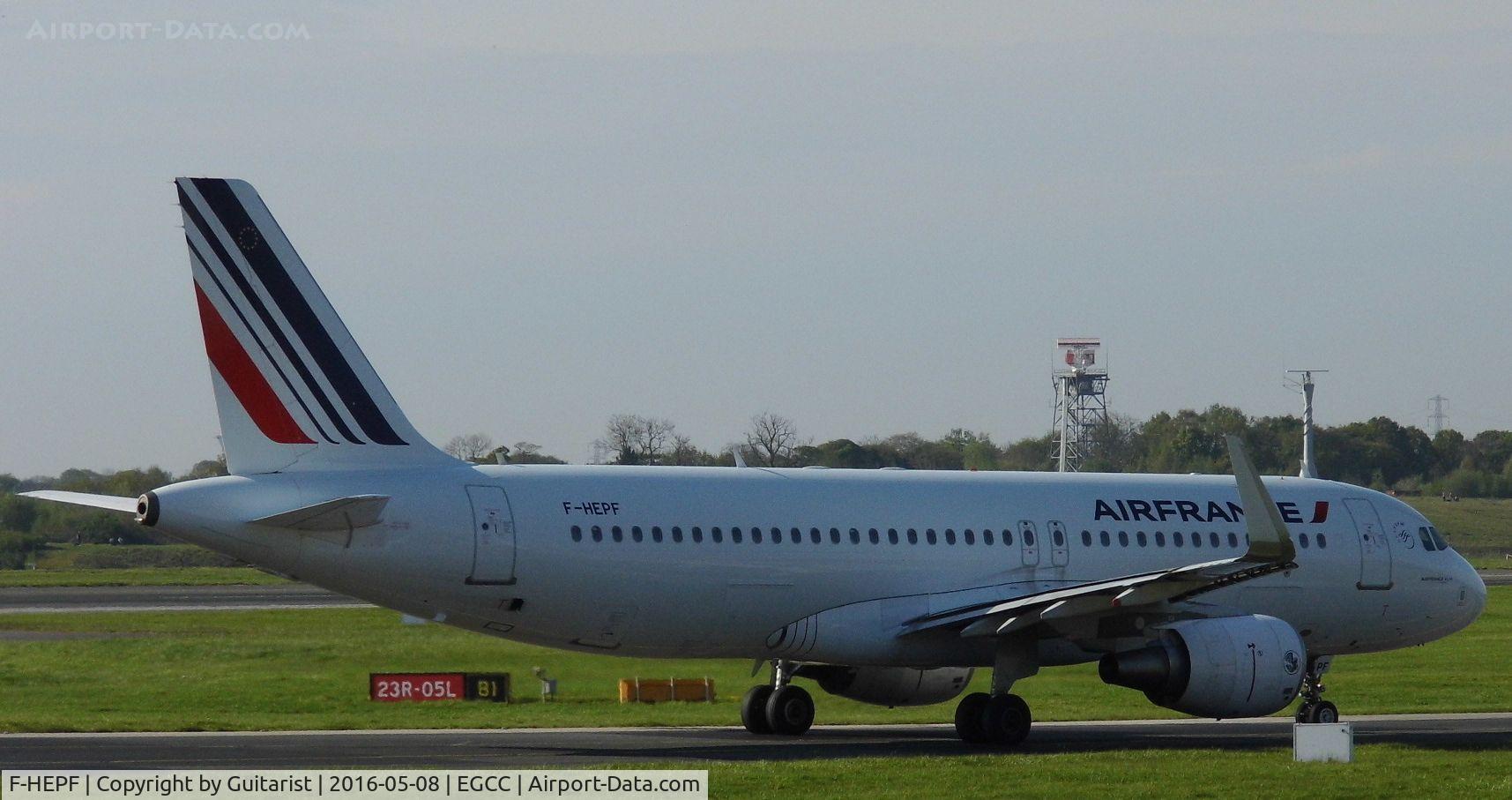 F-HEPF, 2013 Airbus A320-214 C/N 5719, At Manchester