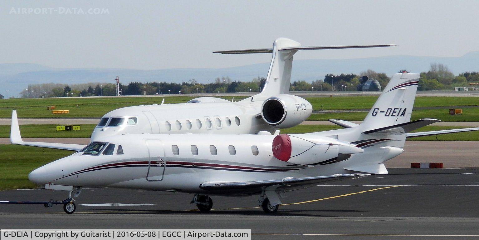 G-DEIA, 2012 Cessna 560XL Citation XLS+ C/N 560-6119, At Manchester