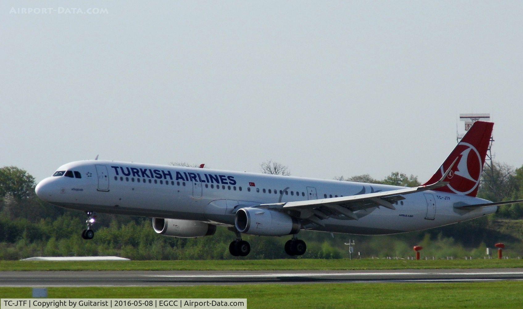 TC-JTF, 2016 Airbus A321-231 C/N 6987, At Manchester