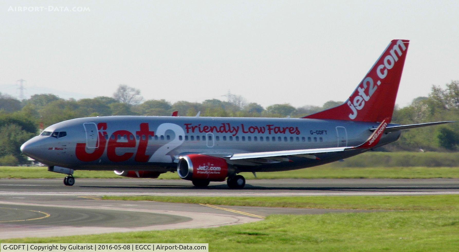 G-GDFT, 1998 Boeing 737-36Q C/N 29141, At Manchester