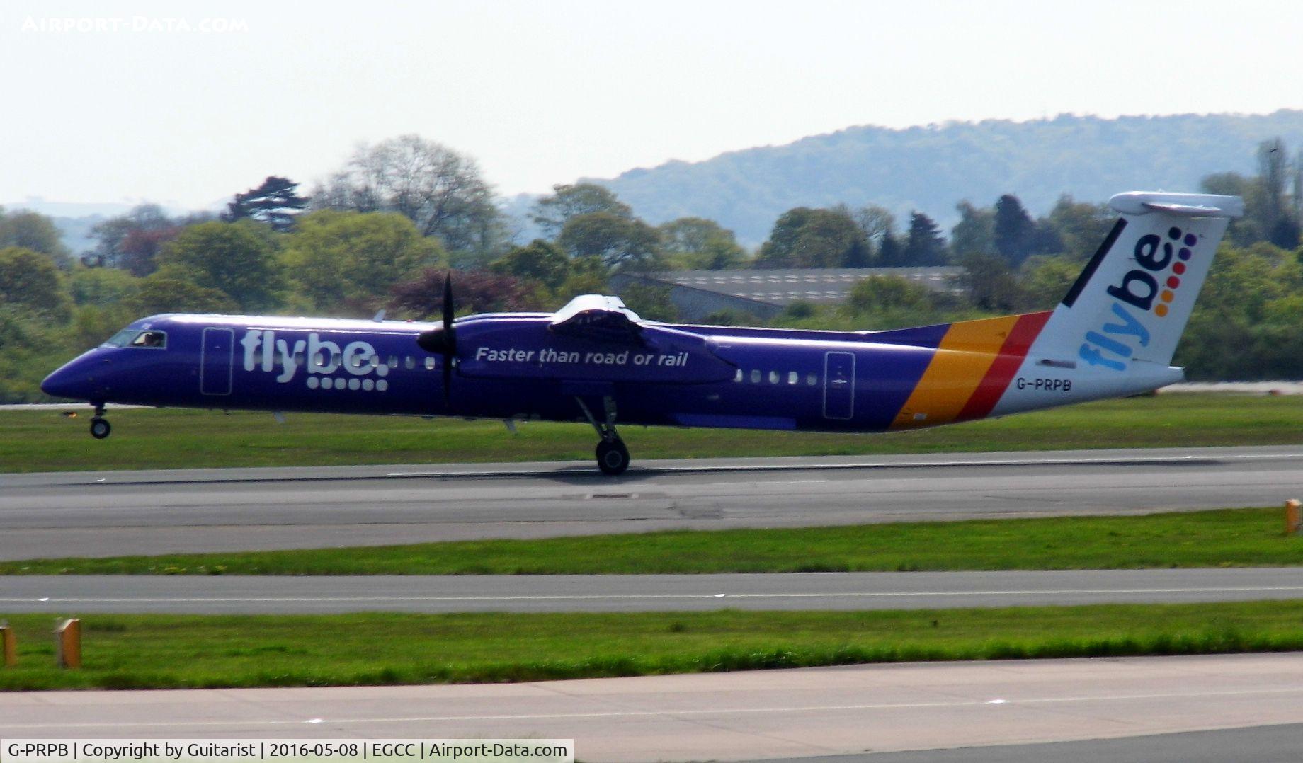 G-PRPB, 2010 Bombardier DHC-8-402 Dash 8 C/N 4333, At Manchester