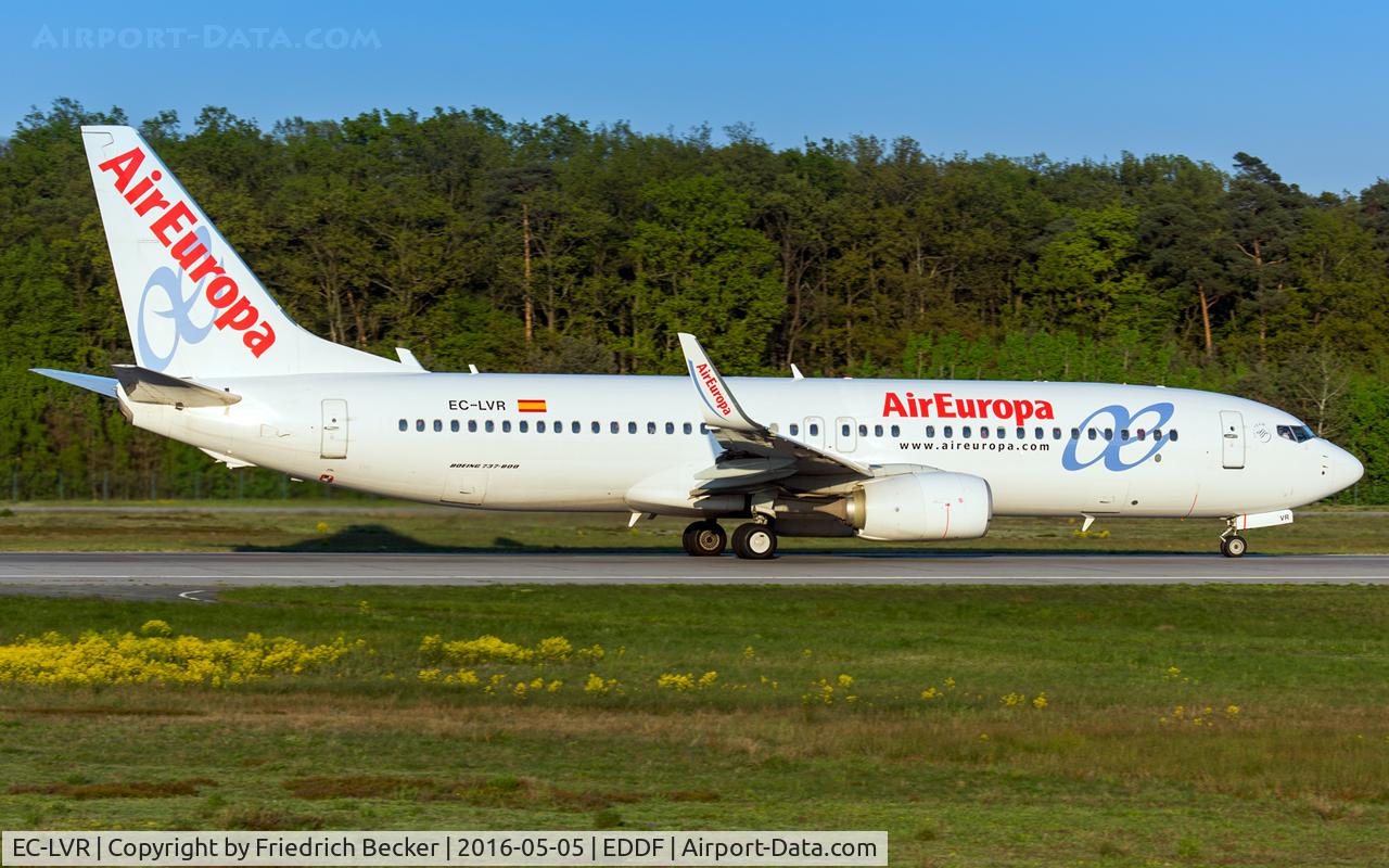 EC-LVR, 2013 Boeing 737-85P C/N 36593, departure via RW18W