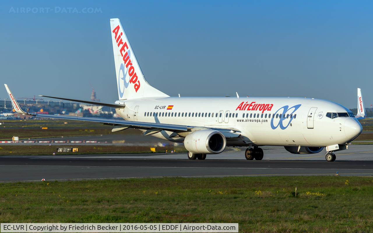 EC-LVR, 2013 Boeing 737-85P C/N 36593, line up prior departure via RW18W